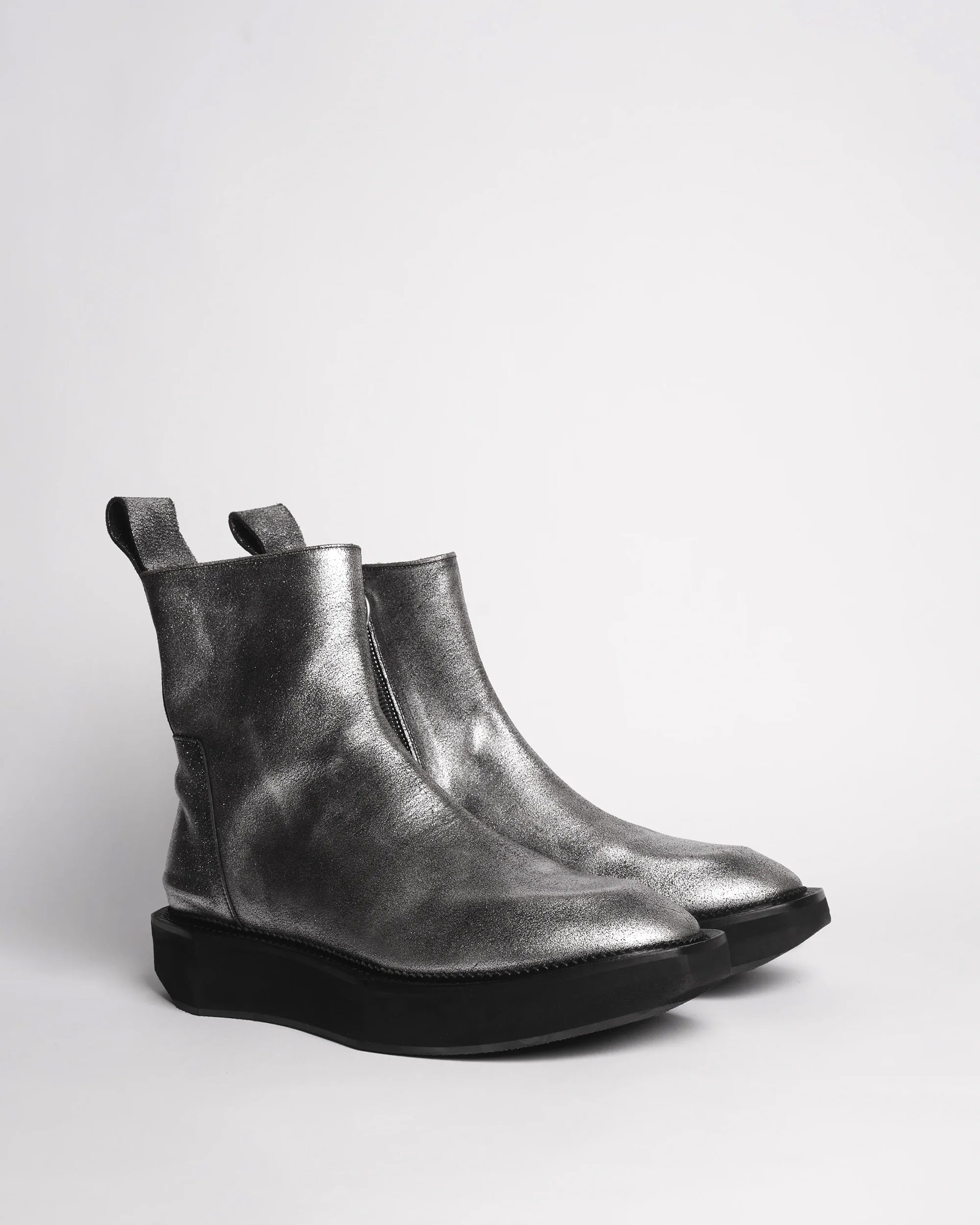 Premiata 003 Boots Cuir Effet Métallique