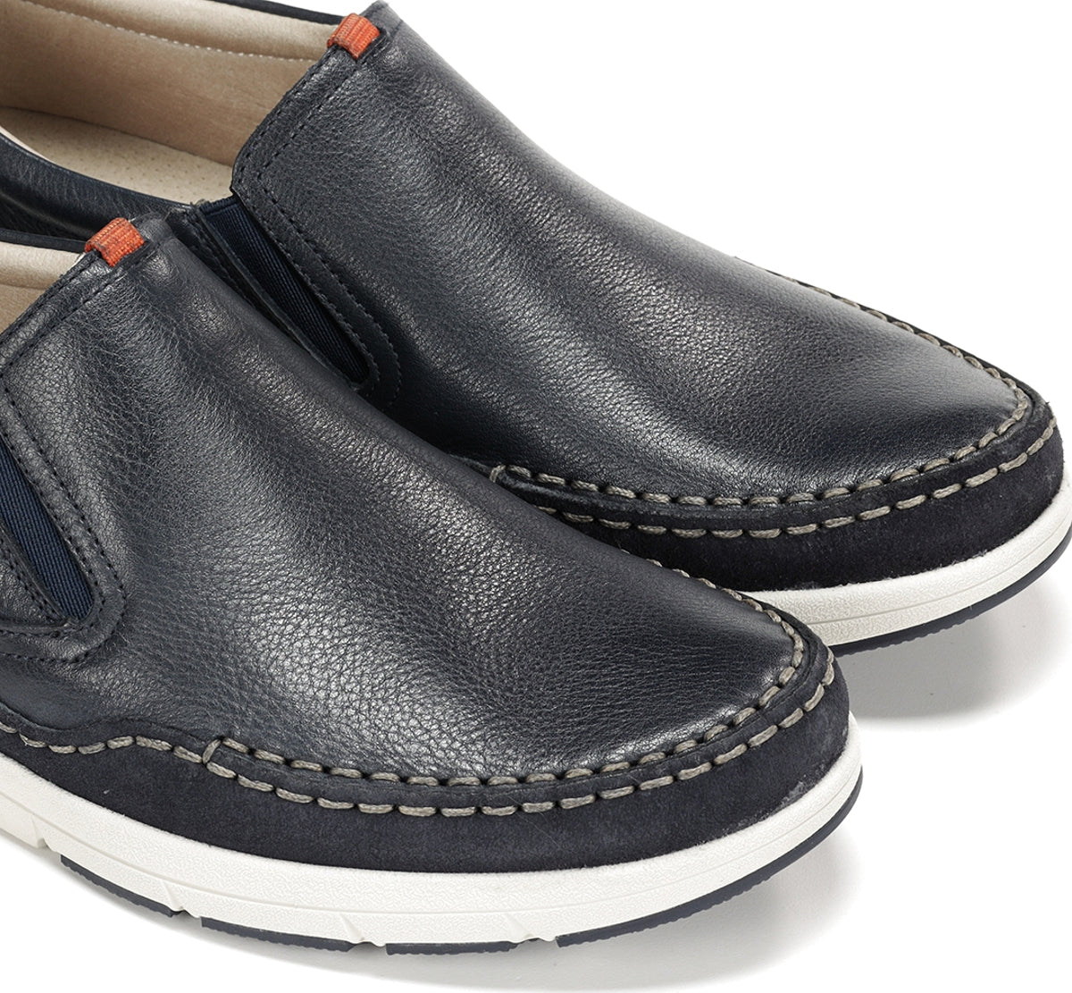 Fluchos Kai F1985 slip on bleu homme sans lacet