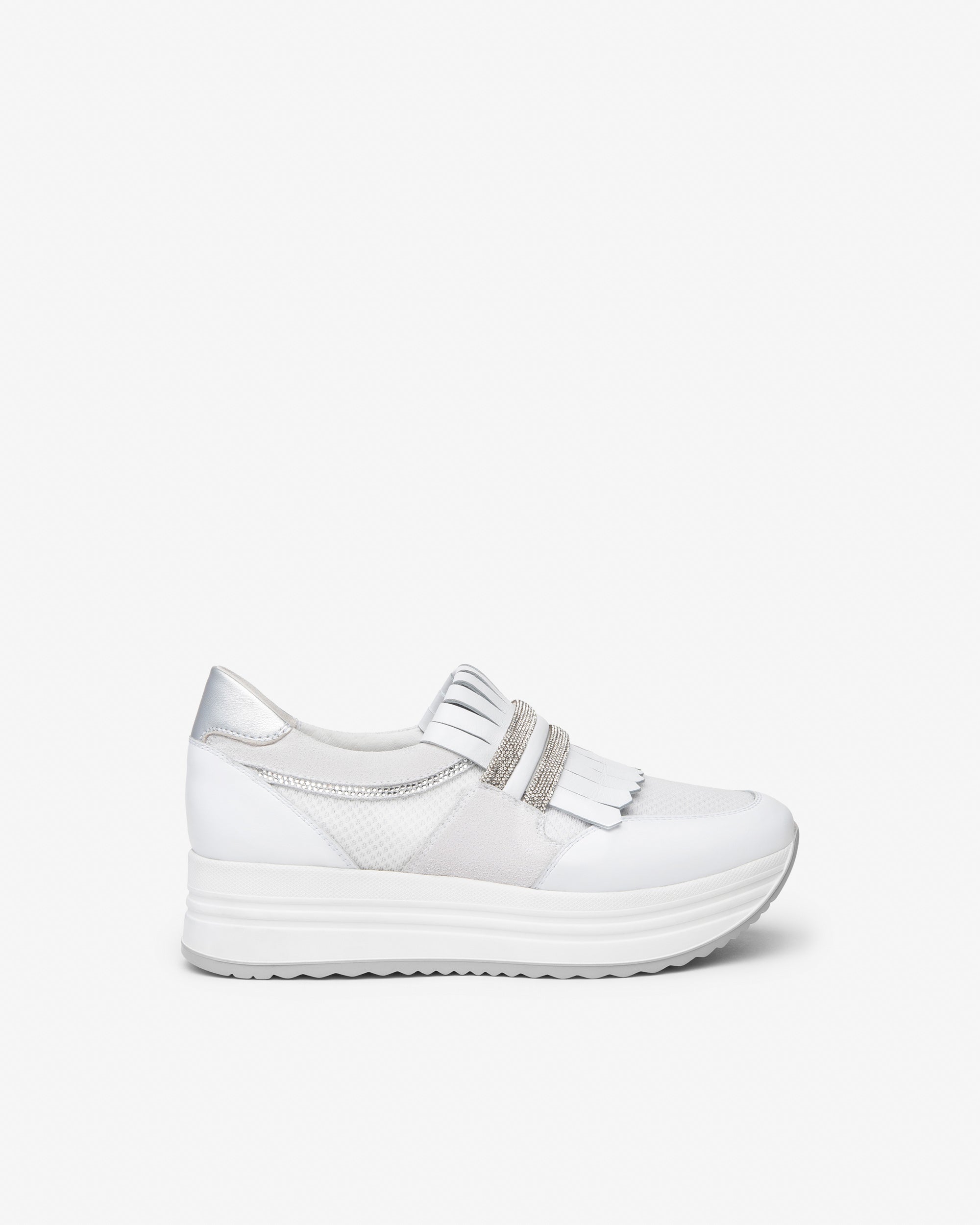 Nero Giardini Sneakers baskets femme cuir et daim