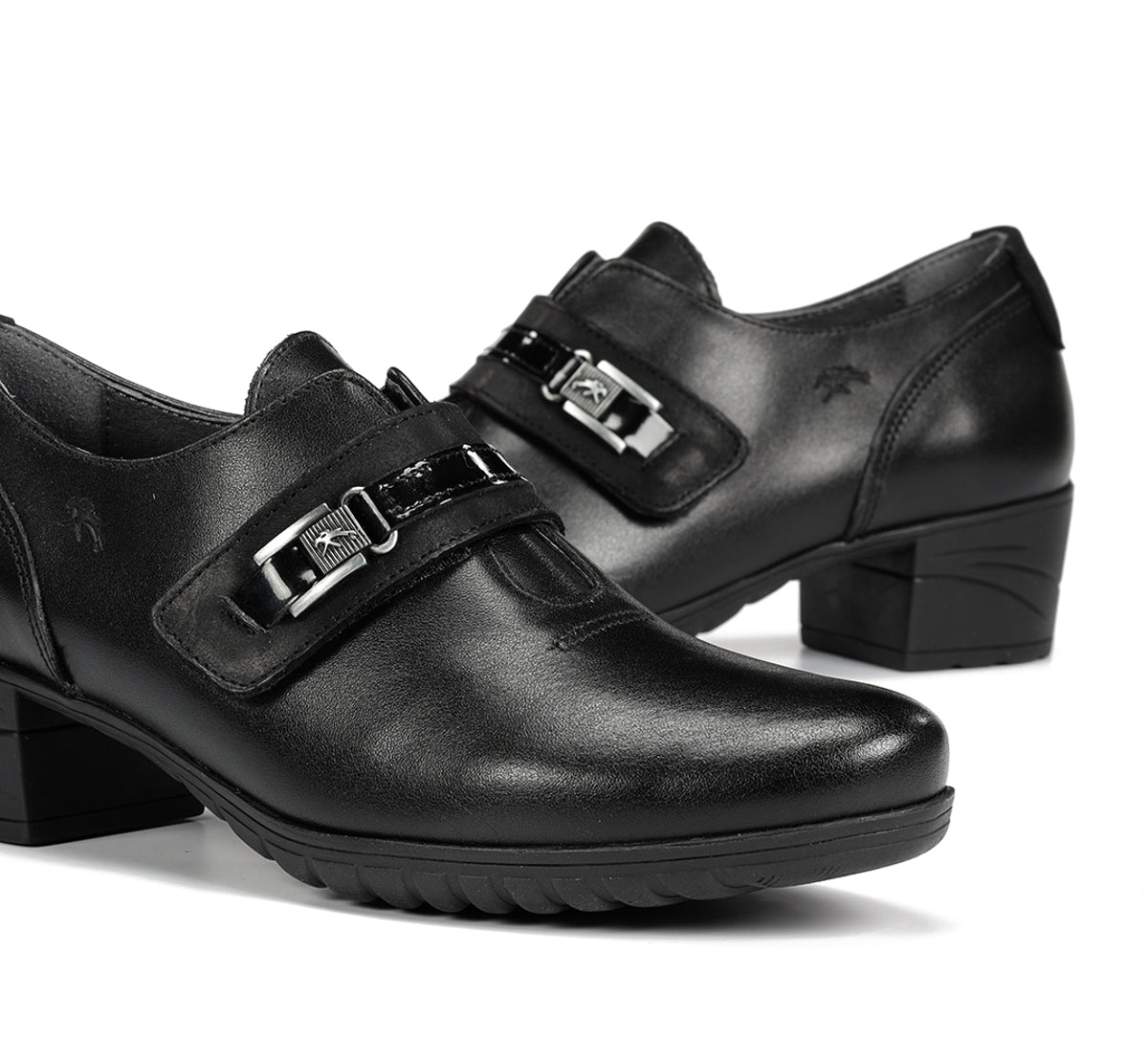 Fluchos Charis F0587 Escarpins Noir Talon Moyen