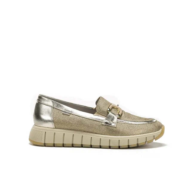 Dorking by Fluchos Kloss D9636 mocassin taupe femme