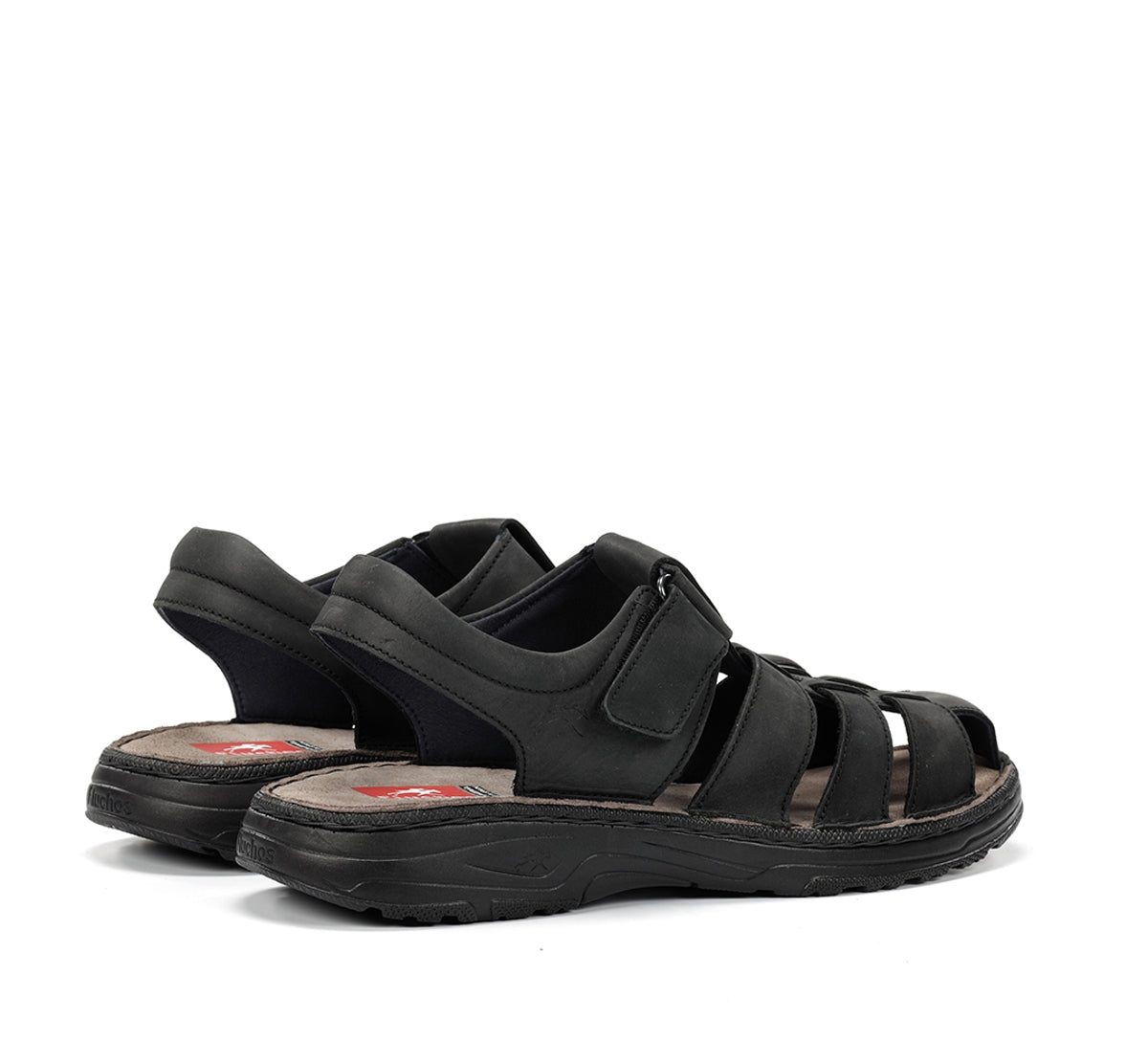 Fluchos Azores F2198 sandales homme noir velcro été