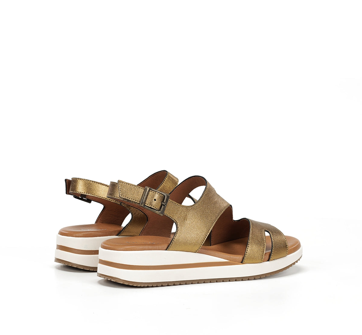 Dorking Merlo D9688 sandale dorée cuir femme