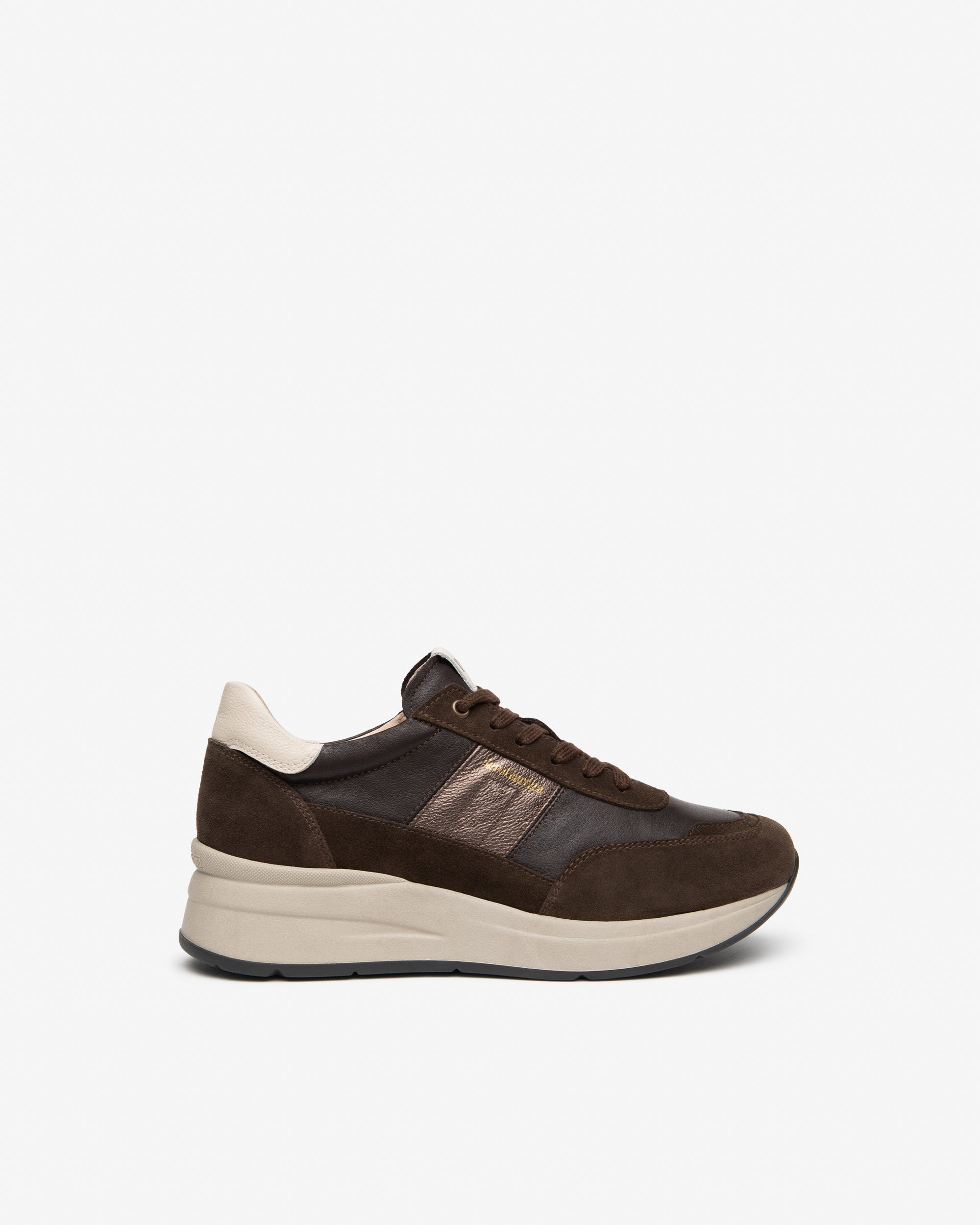 Nero Giardini Sneakers baskets femme cuir plateforme