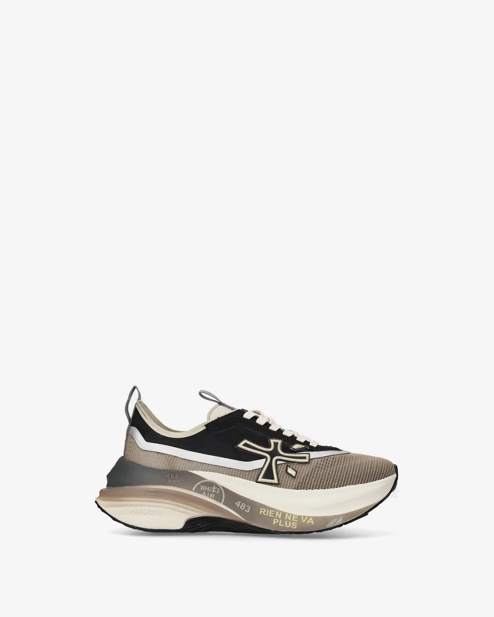 Premiata Hill 0.1 8586 Basket Beige Femme