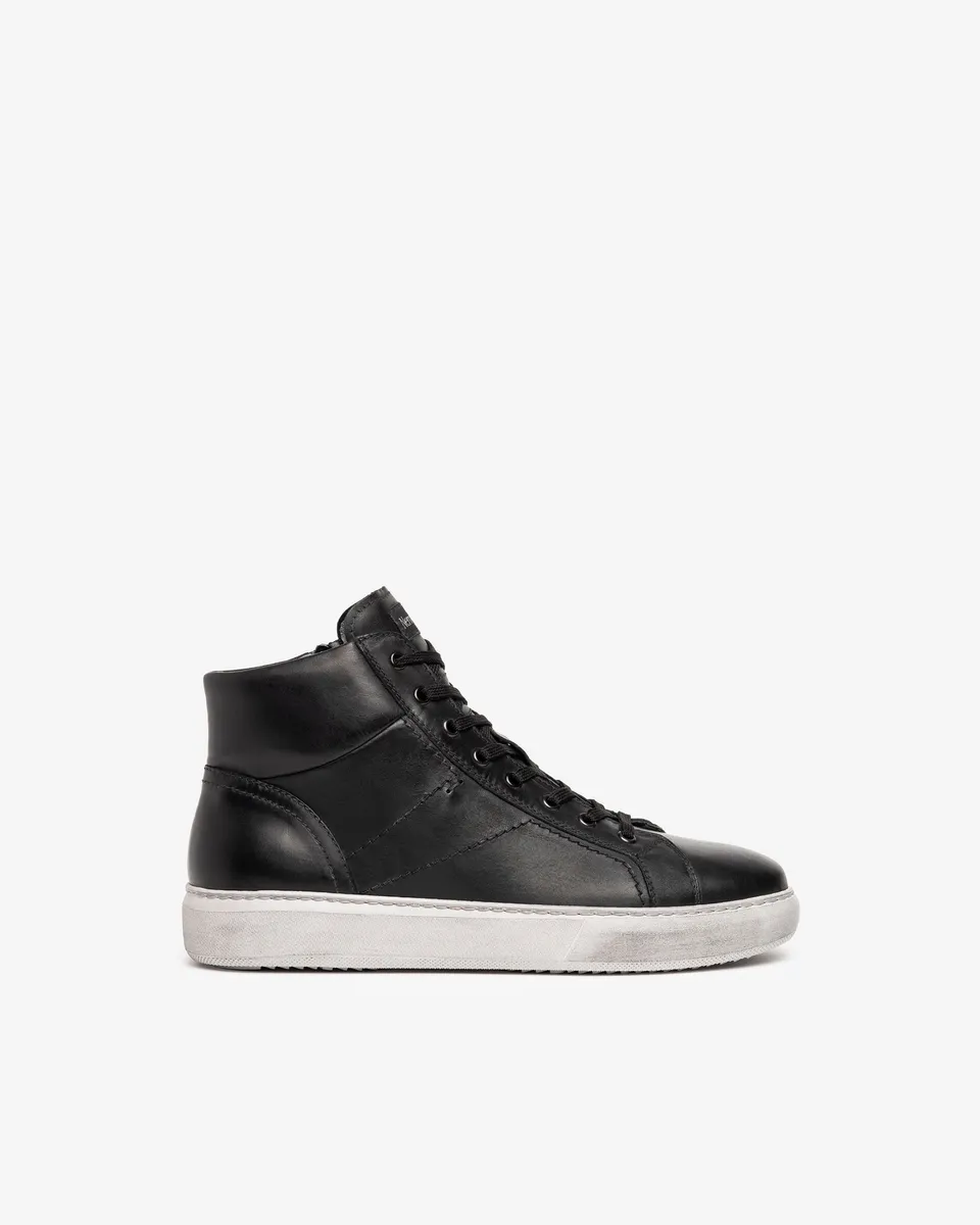 Nero Giardini Sneakers Baskets Cuir Homme Montantes