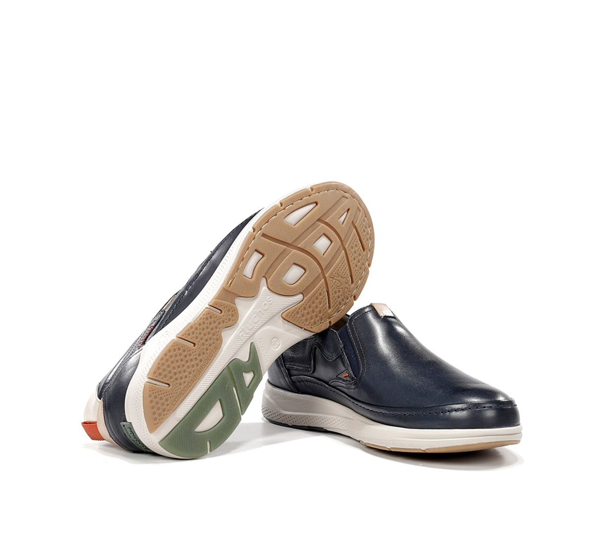 Fluchos Slip On Kadir F2445 chaussures bleues homme léger