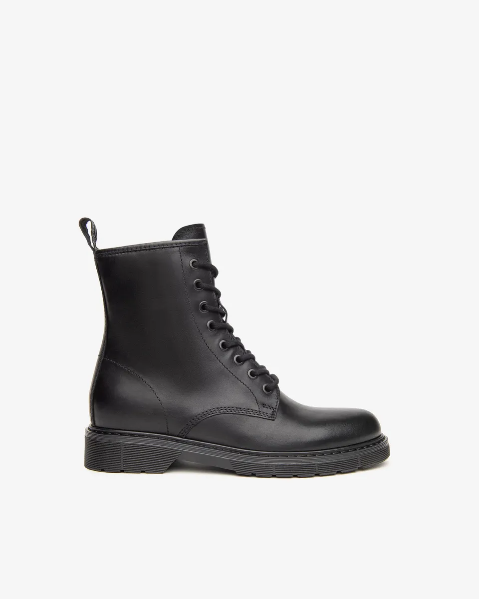 Nero Giardini Combat Boots rangers cuir femme hiver