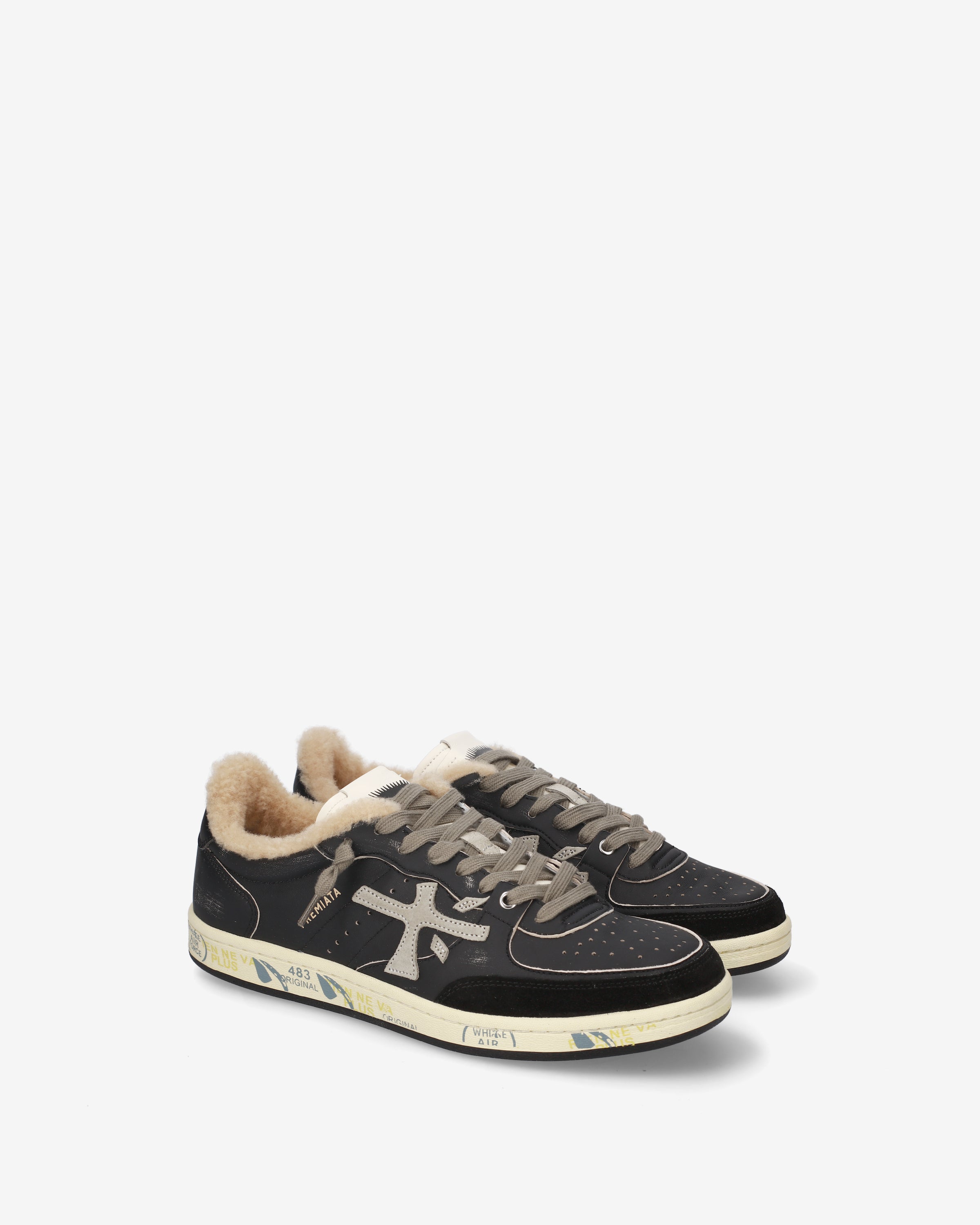 Premiata Bskt Clay 6909M sneakers noir fourrée