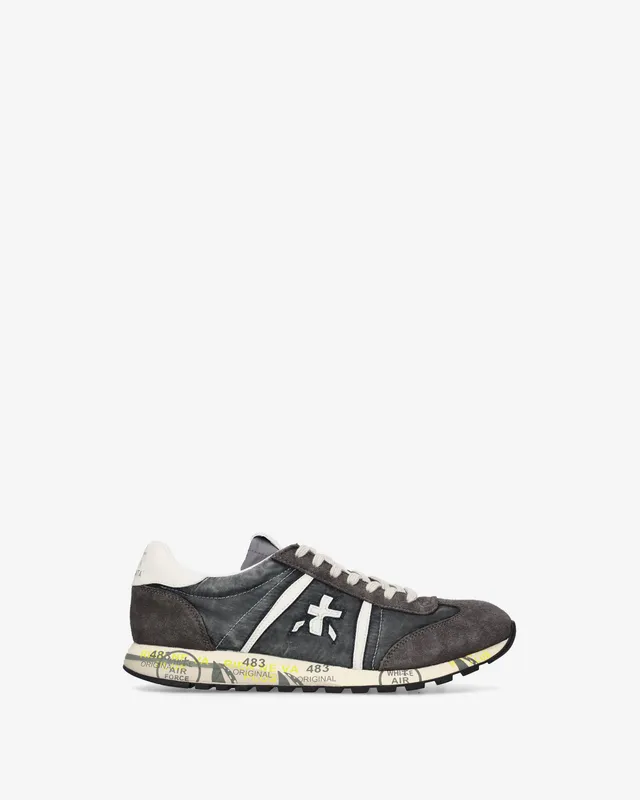 Premiata Lucy 8405 sneakers tissu gris homme