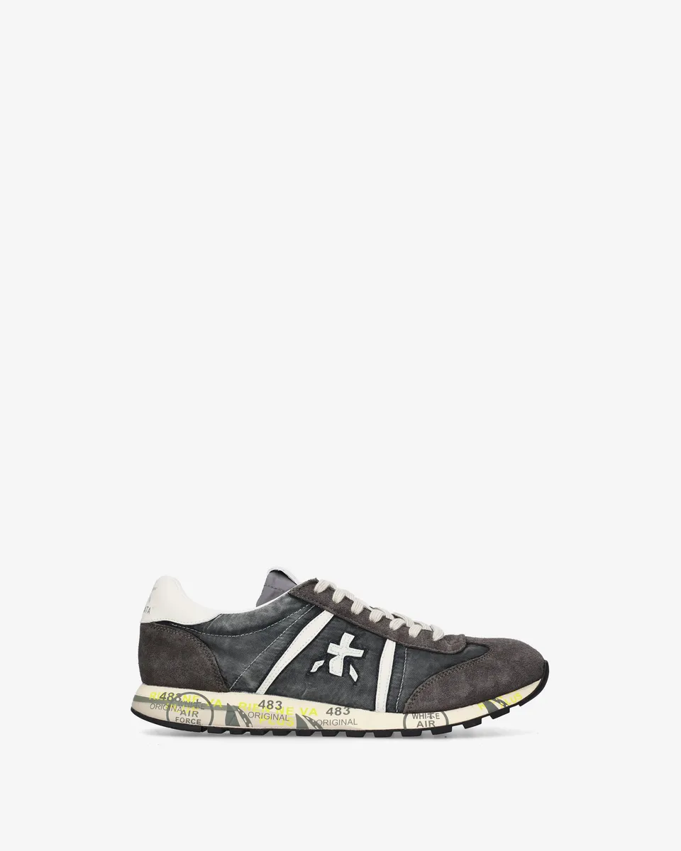 Premiata Lucy 8405 sneakers tissu gris homme