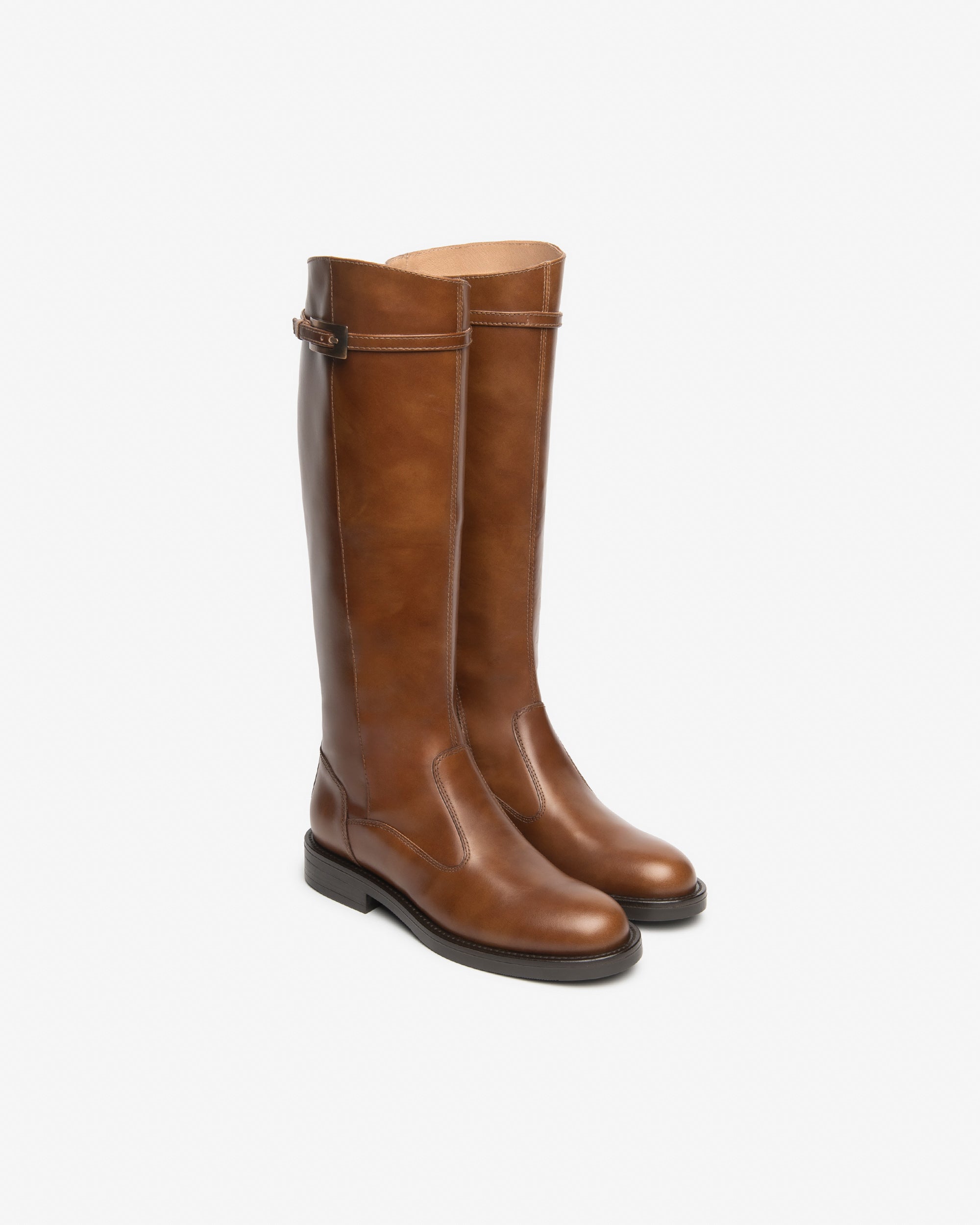 Nero Giardini Boots Bottes Femme Cuir Talon 30mm