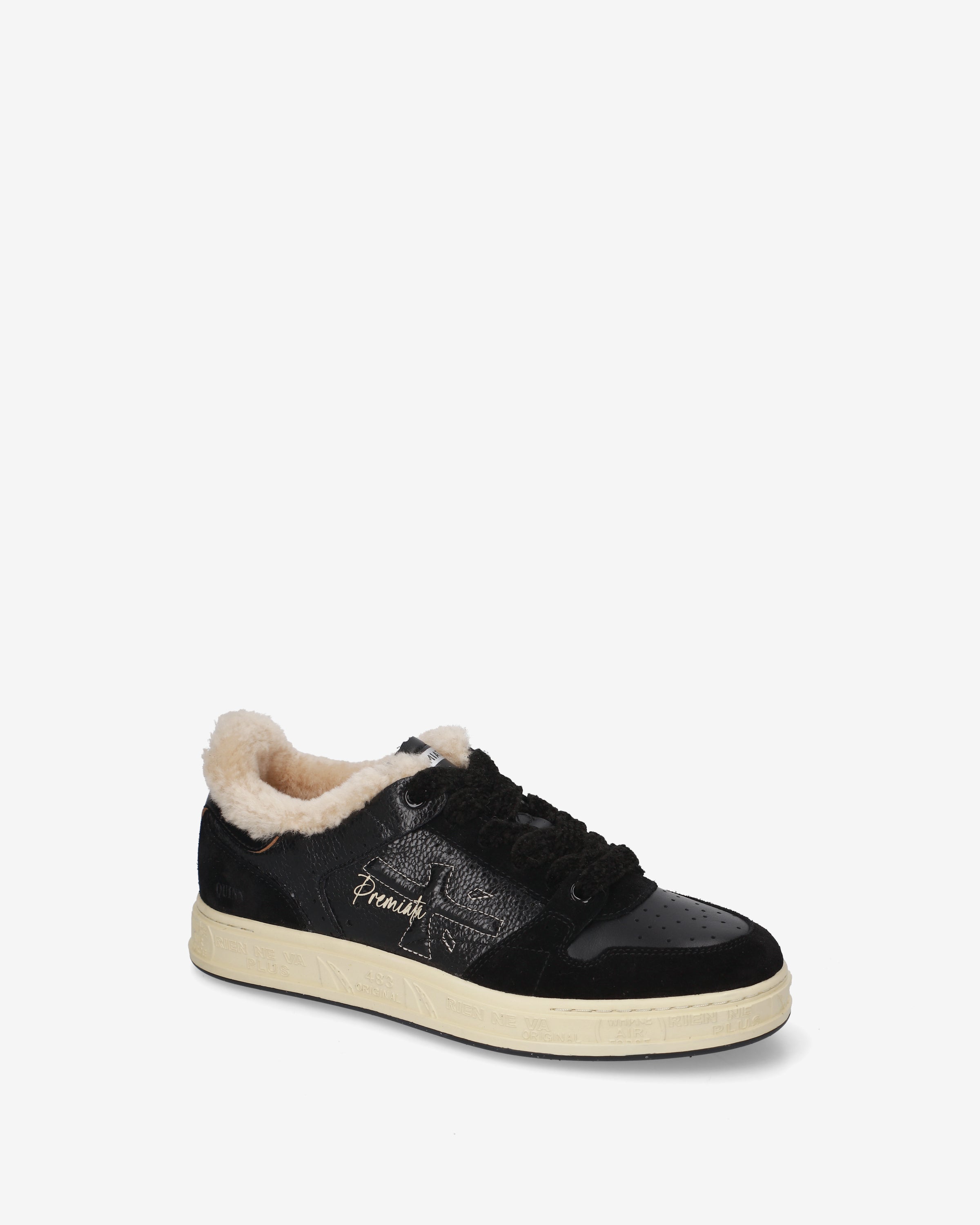 Premiata Quinnd 8653M sneakers femme noires fourrées