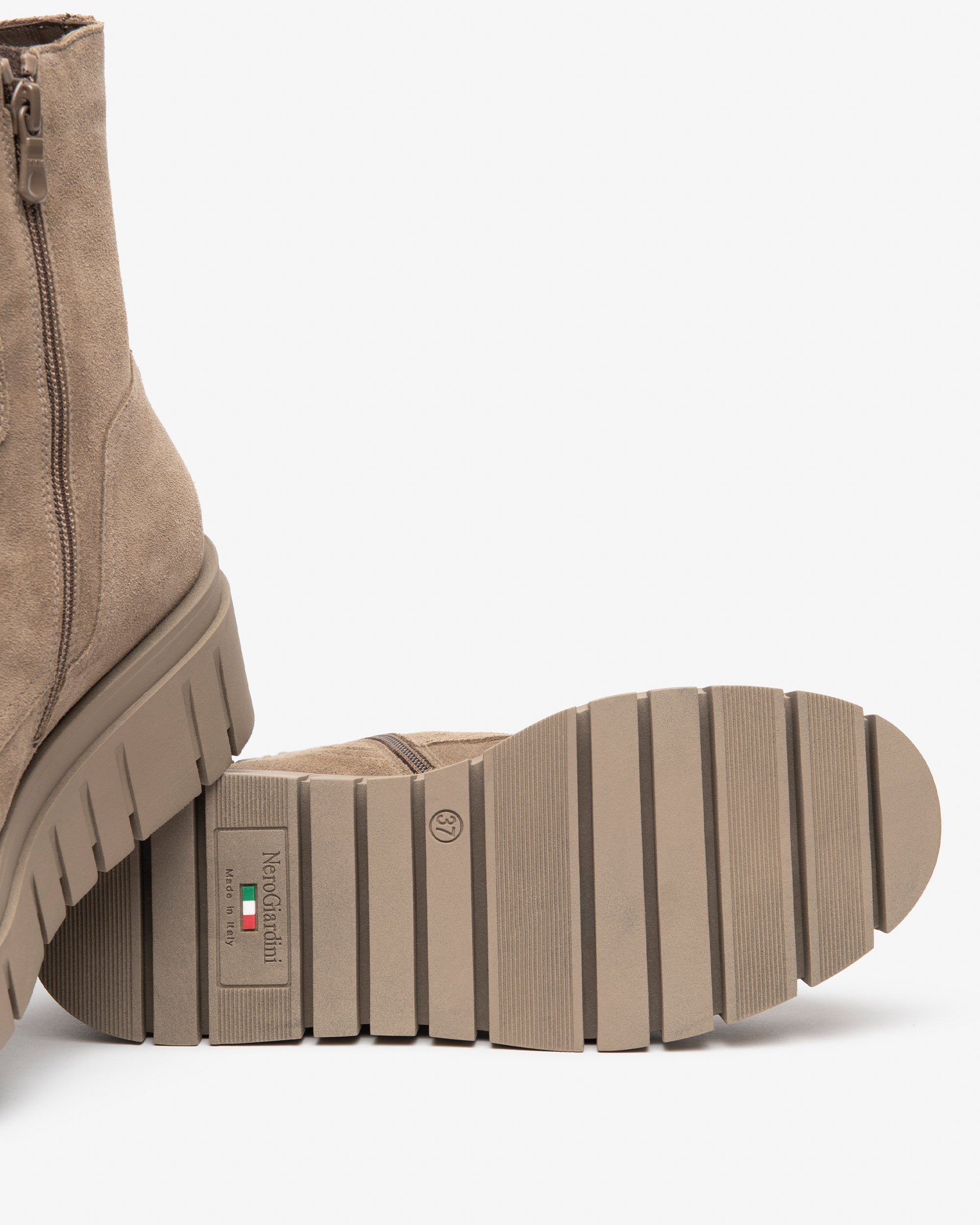 Nero Giardini Combat Boots rangers femme daim pointure 38