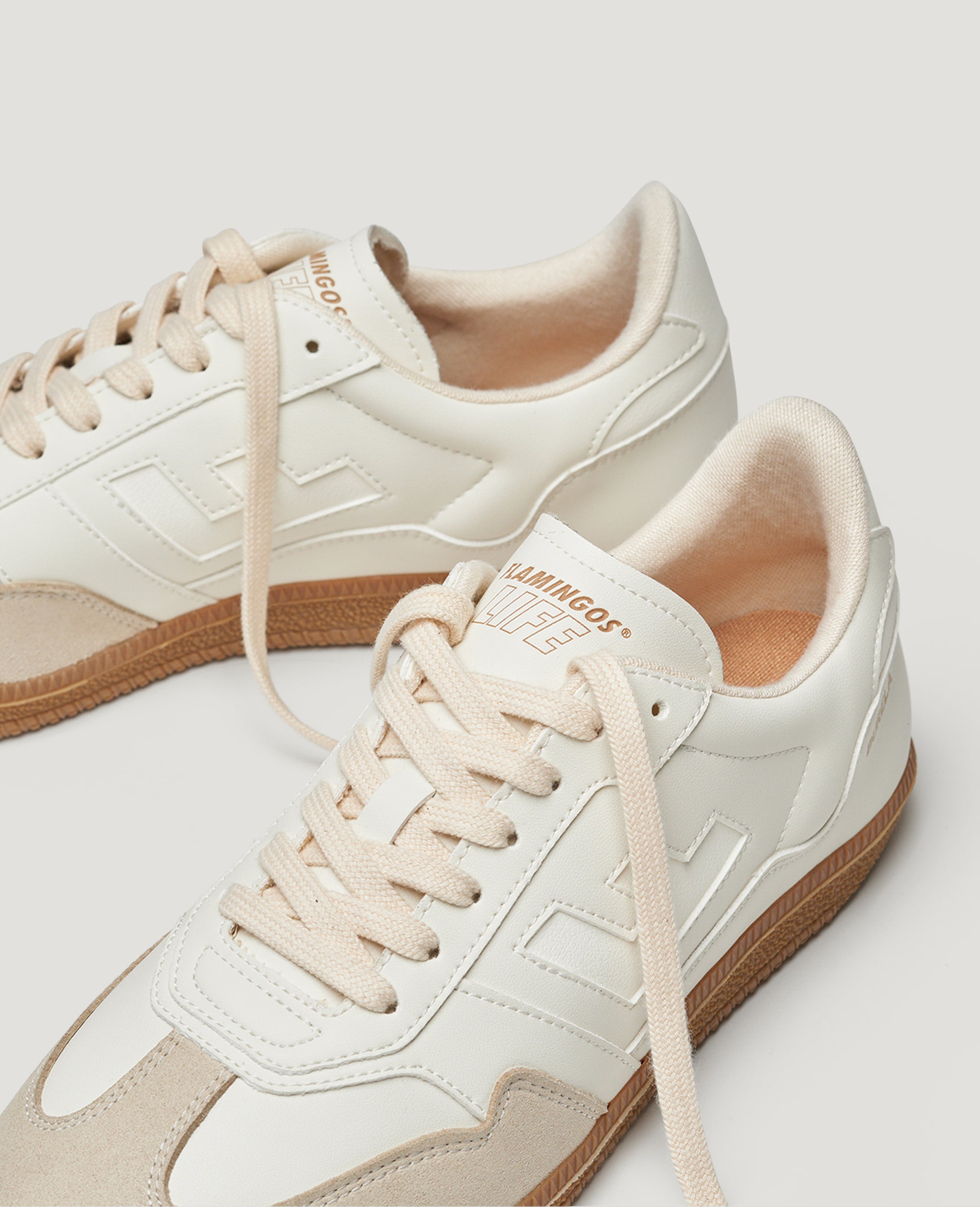 Flamingos Life Burela Slim chaussures Gesso White vegan