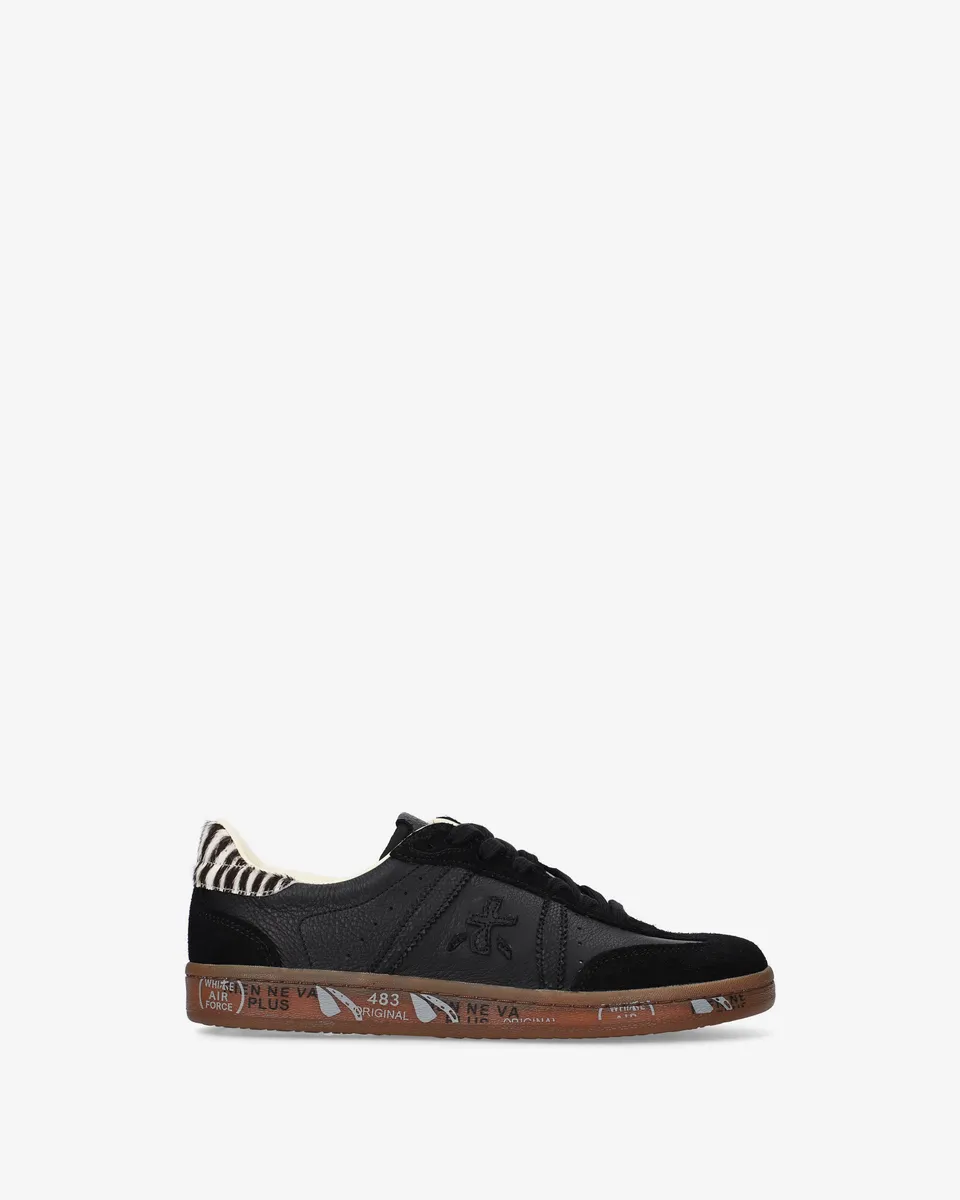 Premiata Bonnied 8583 baskets femme cuir noir