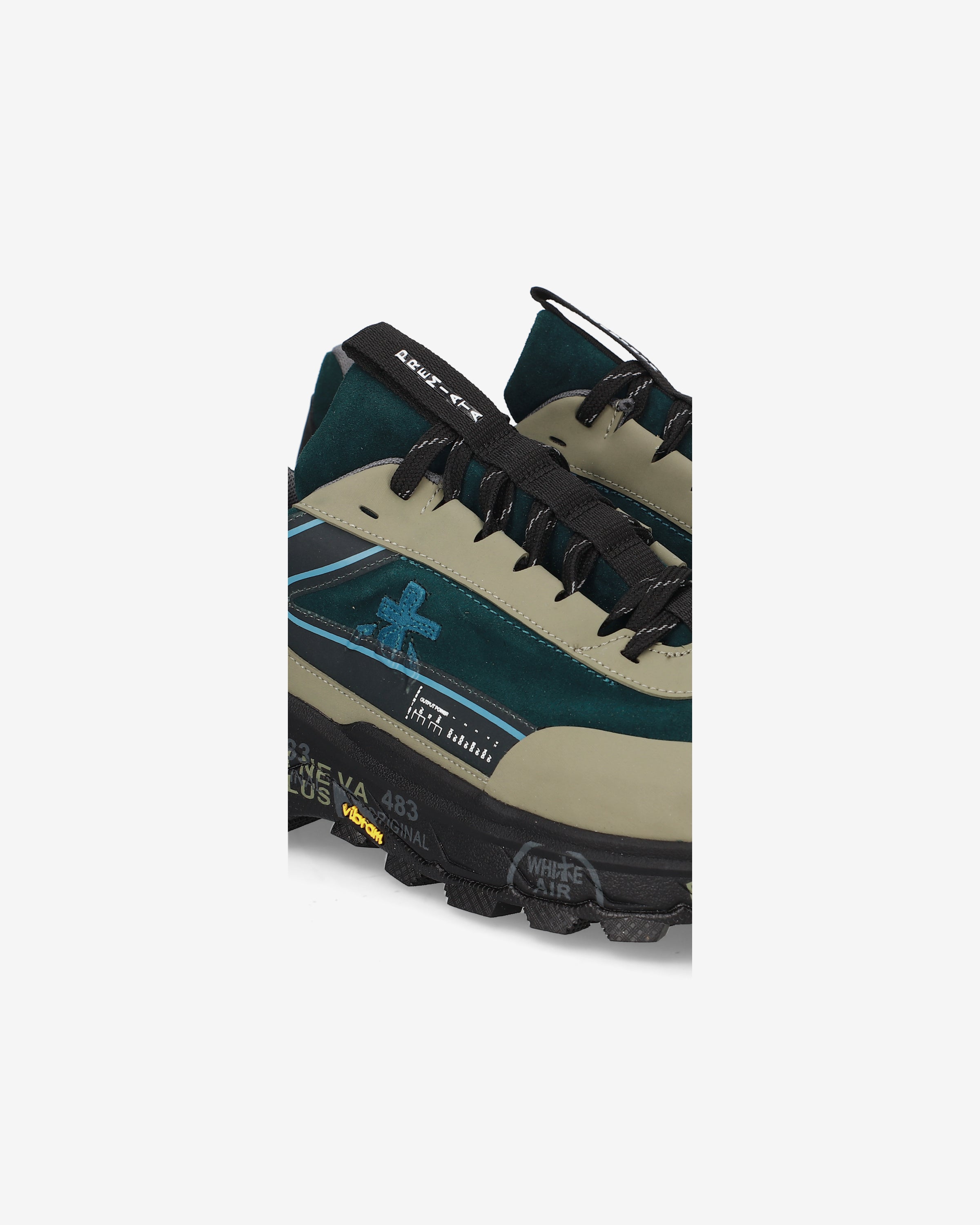 Premiata Devin 502 sneakers homme pétrole Vibram