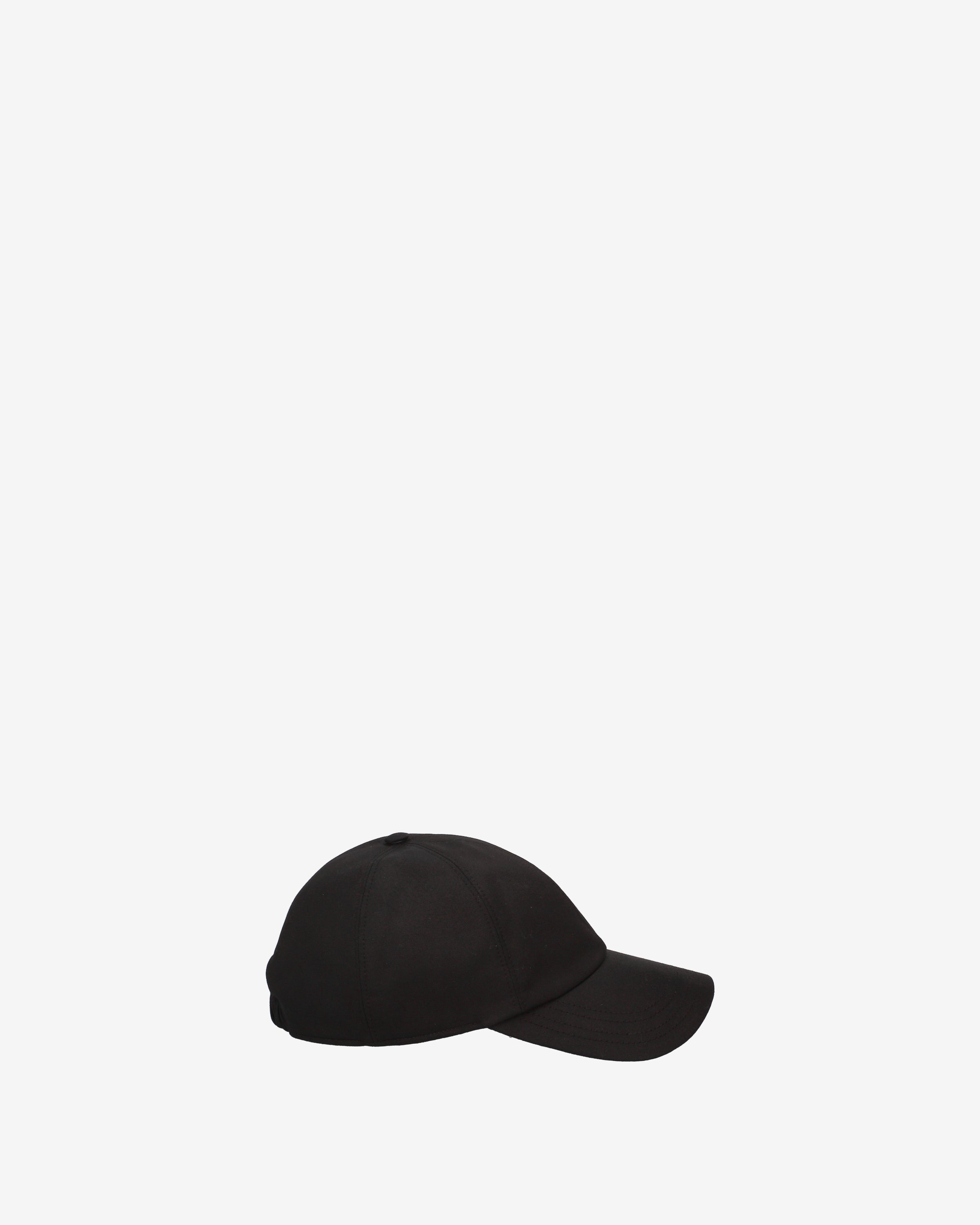 Premiata casquette baseball coton noir logo brodé