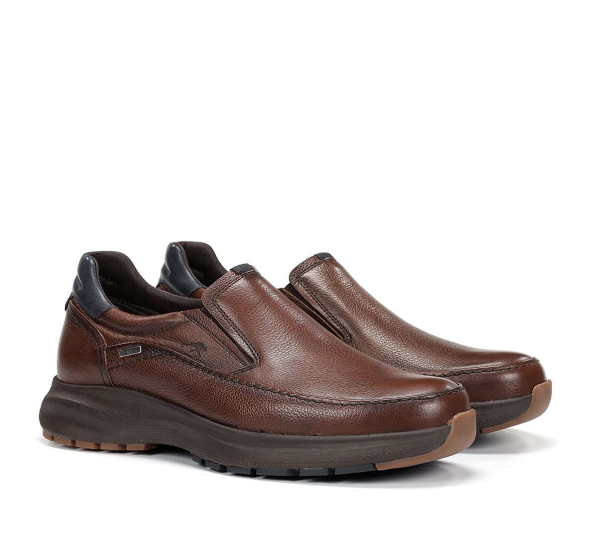Fluchos Triton F2064 slip on marron homme cuir imperméable