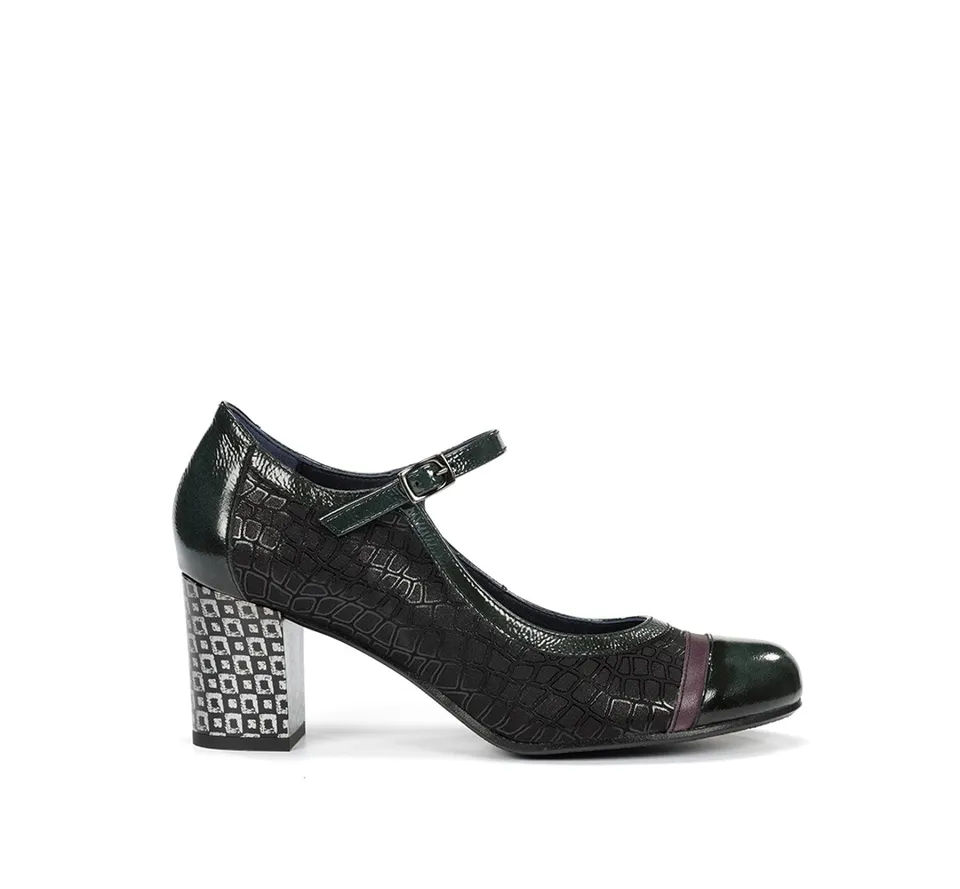 Dorking Rodin D8669 chaussures femme noir confort