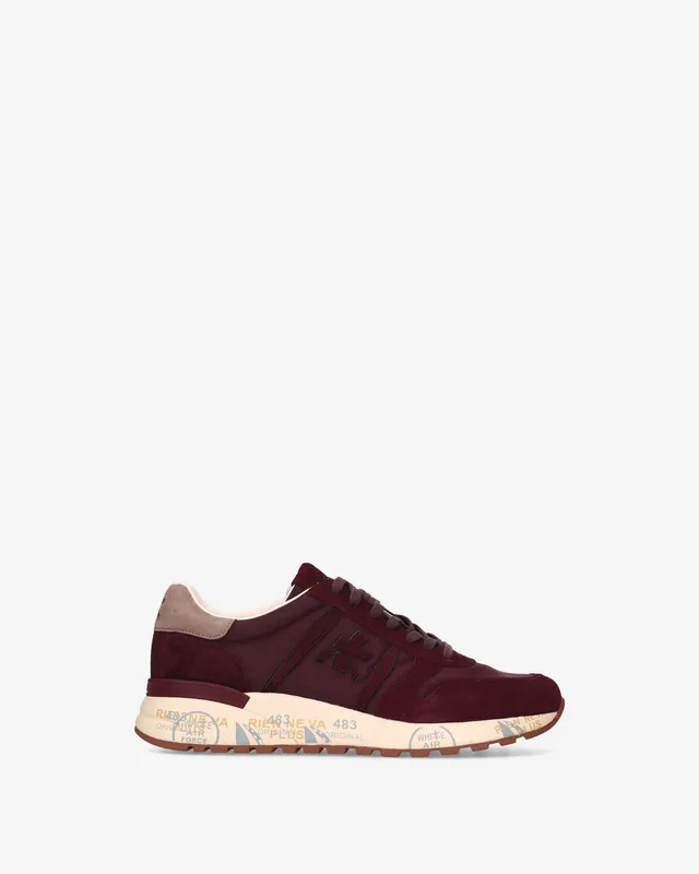 Premiata Lander 8411 sneakers nylon bordeaux
