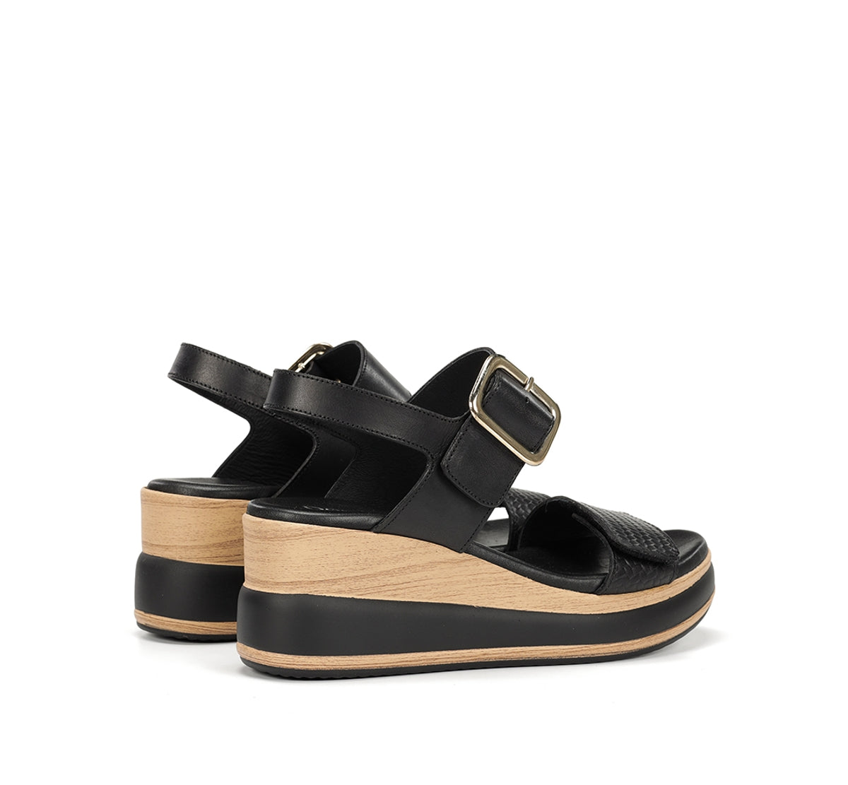 Fluchos Dorking Prince D9642 sandales noires plateforme