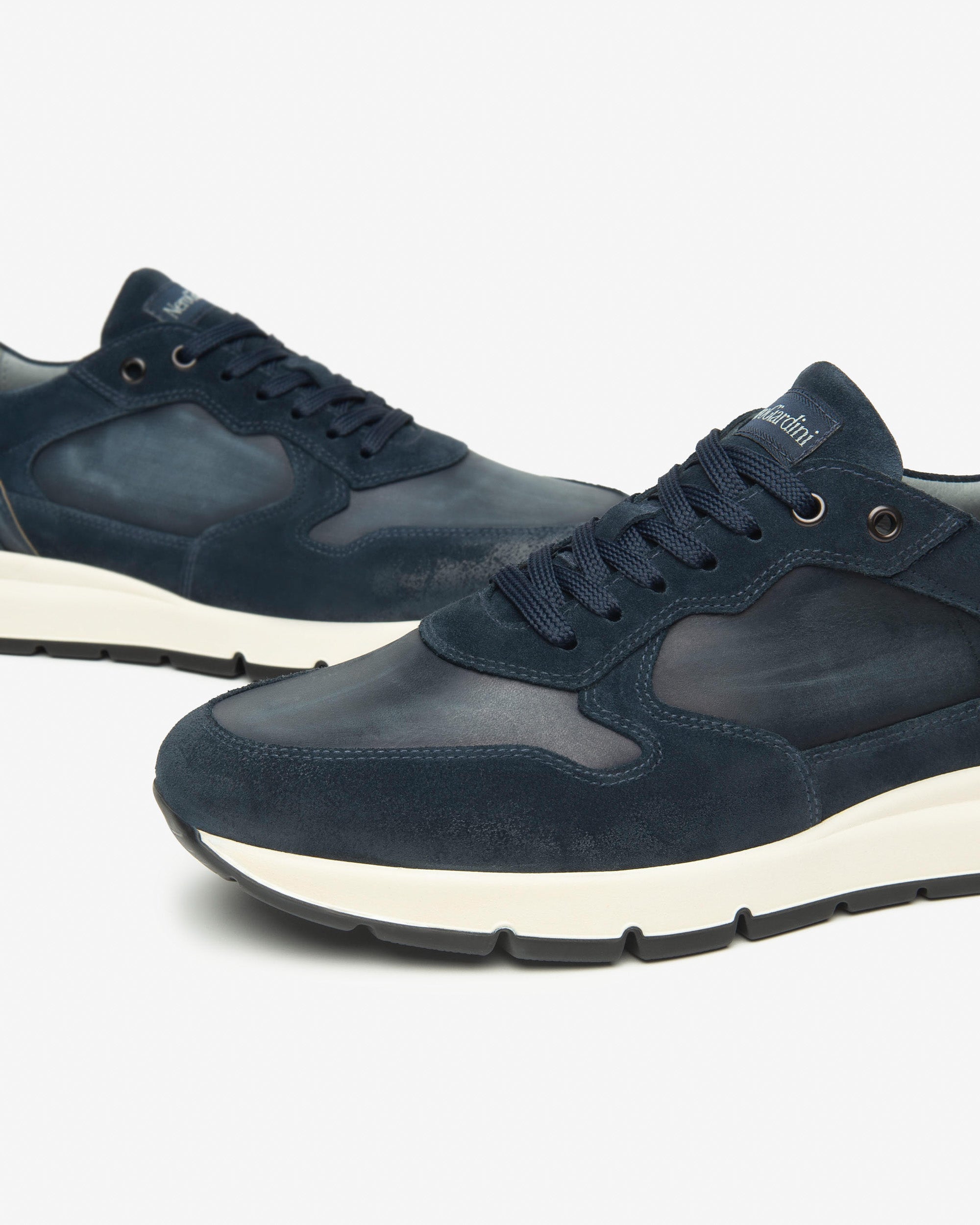 Nero Giardini Sneakers baskets homme cuir daim