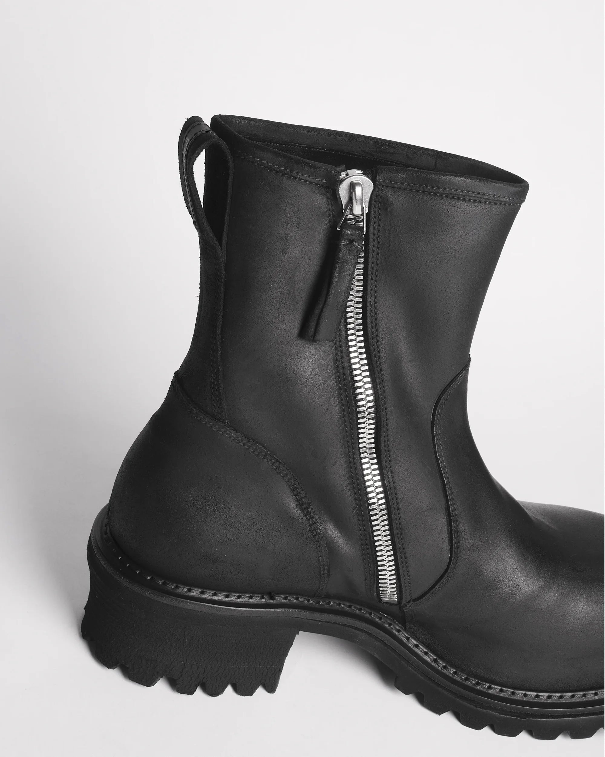 Premiata 017 boots cuir zip homme