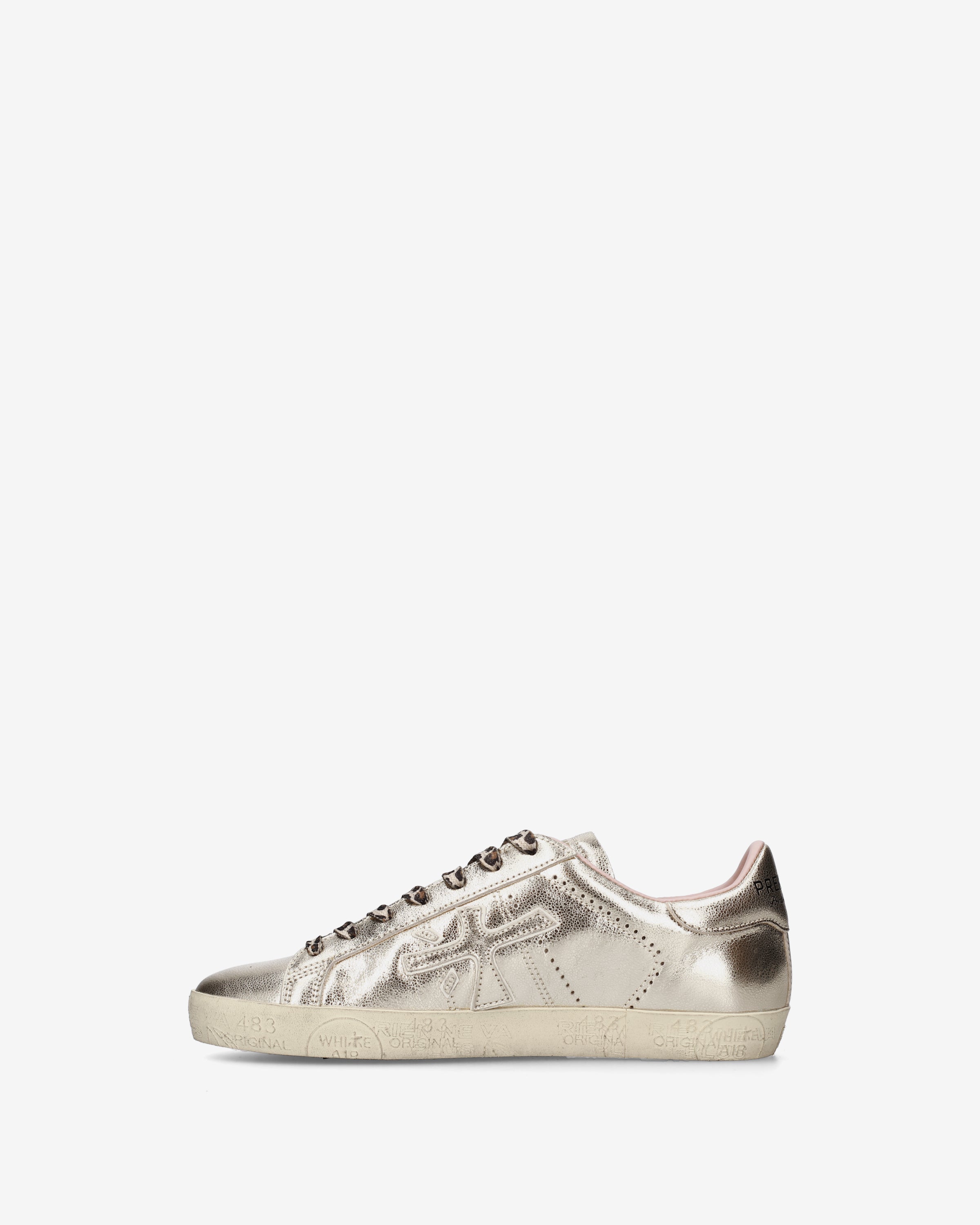 Premiata Stevend 8491 sneakers cuir champagne femme