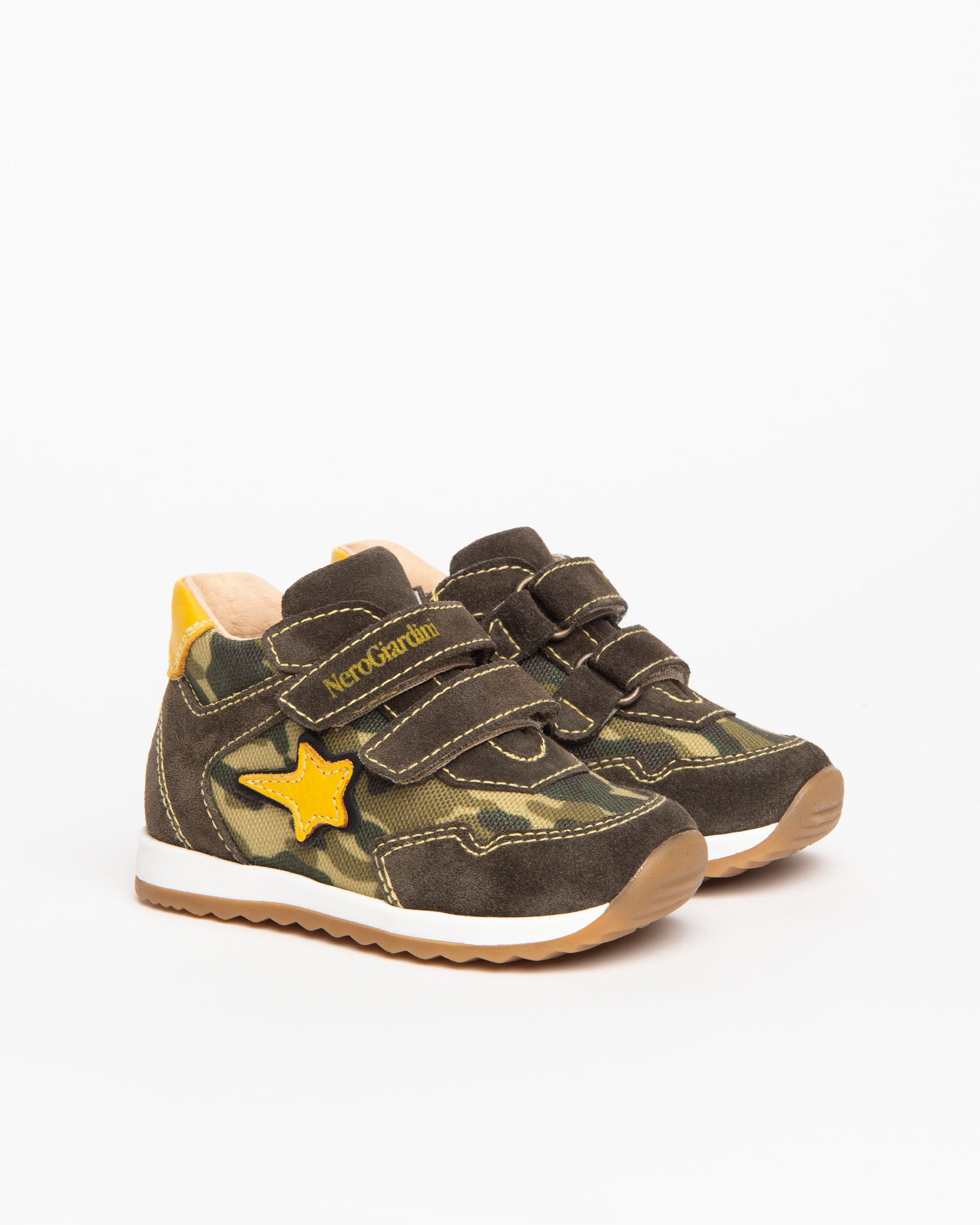 Nero Giardini Sneakers baskets bébé daim camouflage