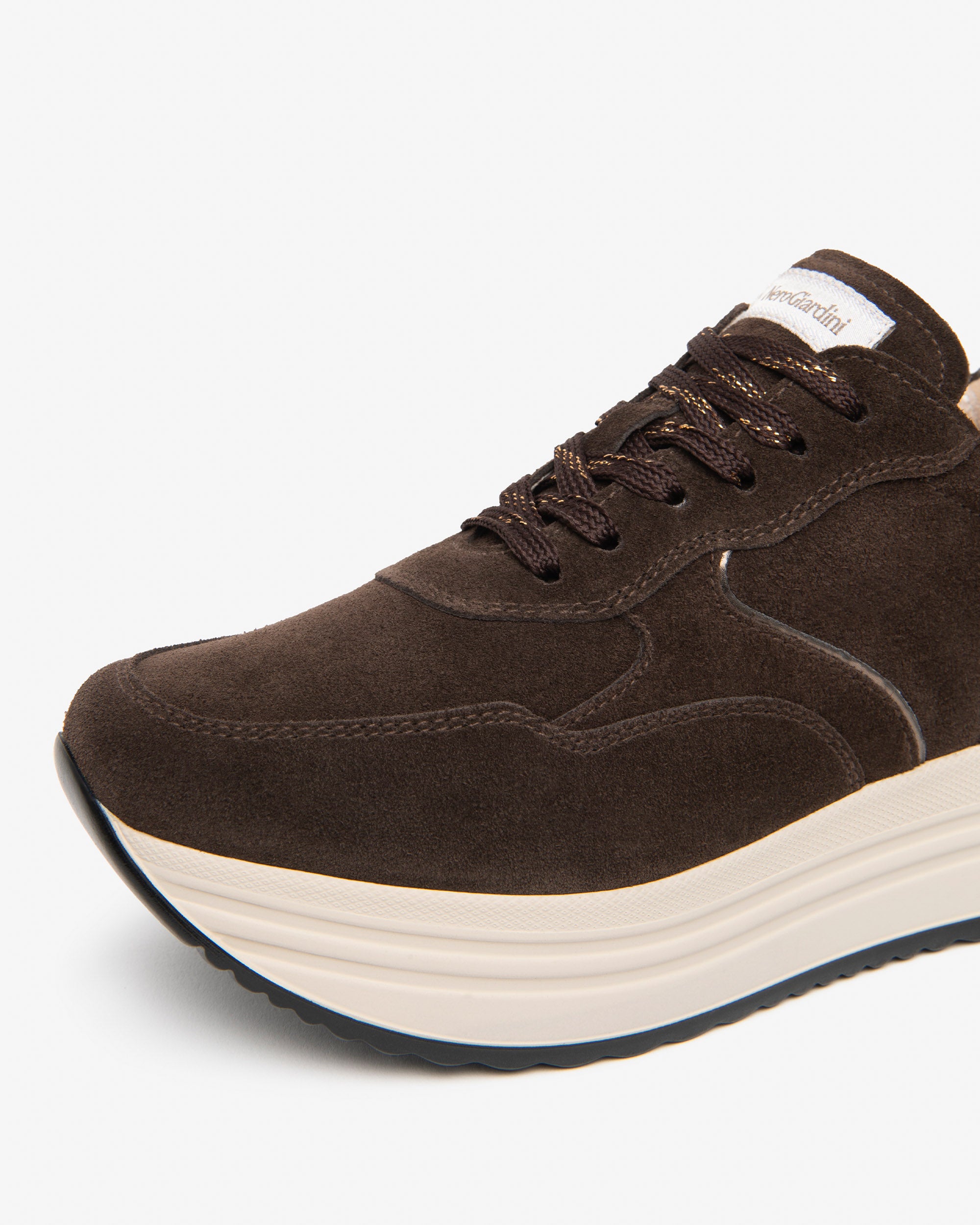 Nero Giardini Sneakers baskets daim femme plateforme