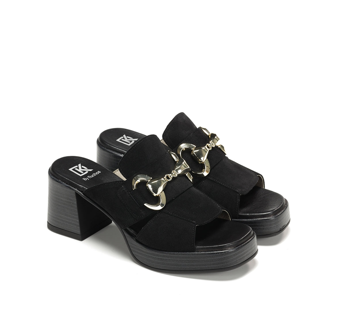 Dorking by Fluchos Diamond D9284 sandale noire femme
