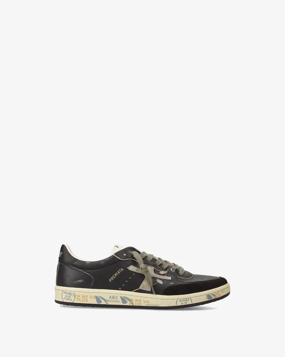 Premiata Bskt Clay 6909 baskets noires homme