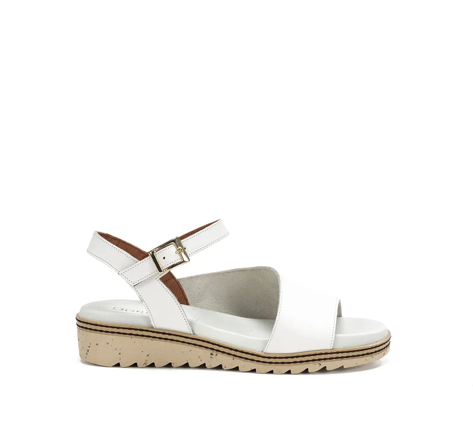 Dorking Espe D8771 sandales femme blanc velcro