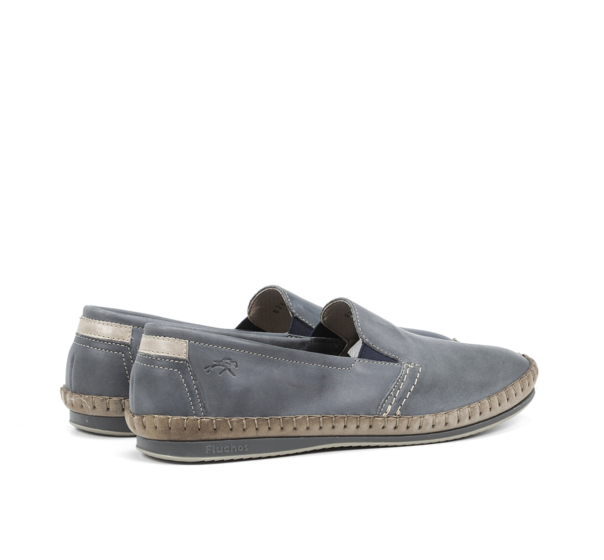 Fluchos Bahamas 8264 mocassin bleu homme sans lacets