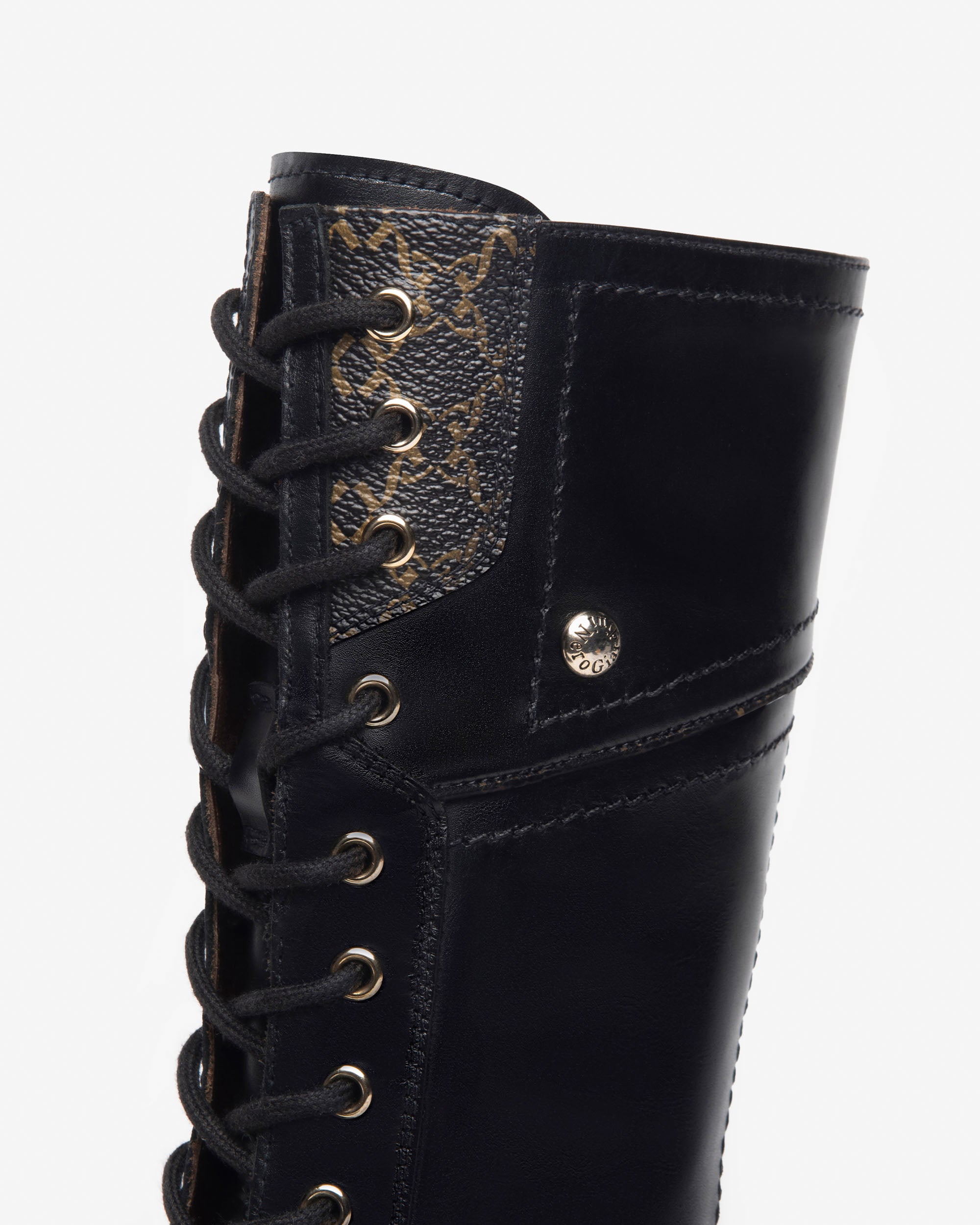 Nero Giardini Boots bottes cuir femme détails métal