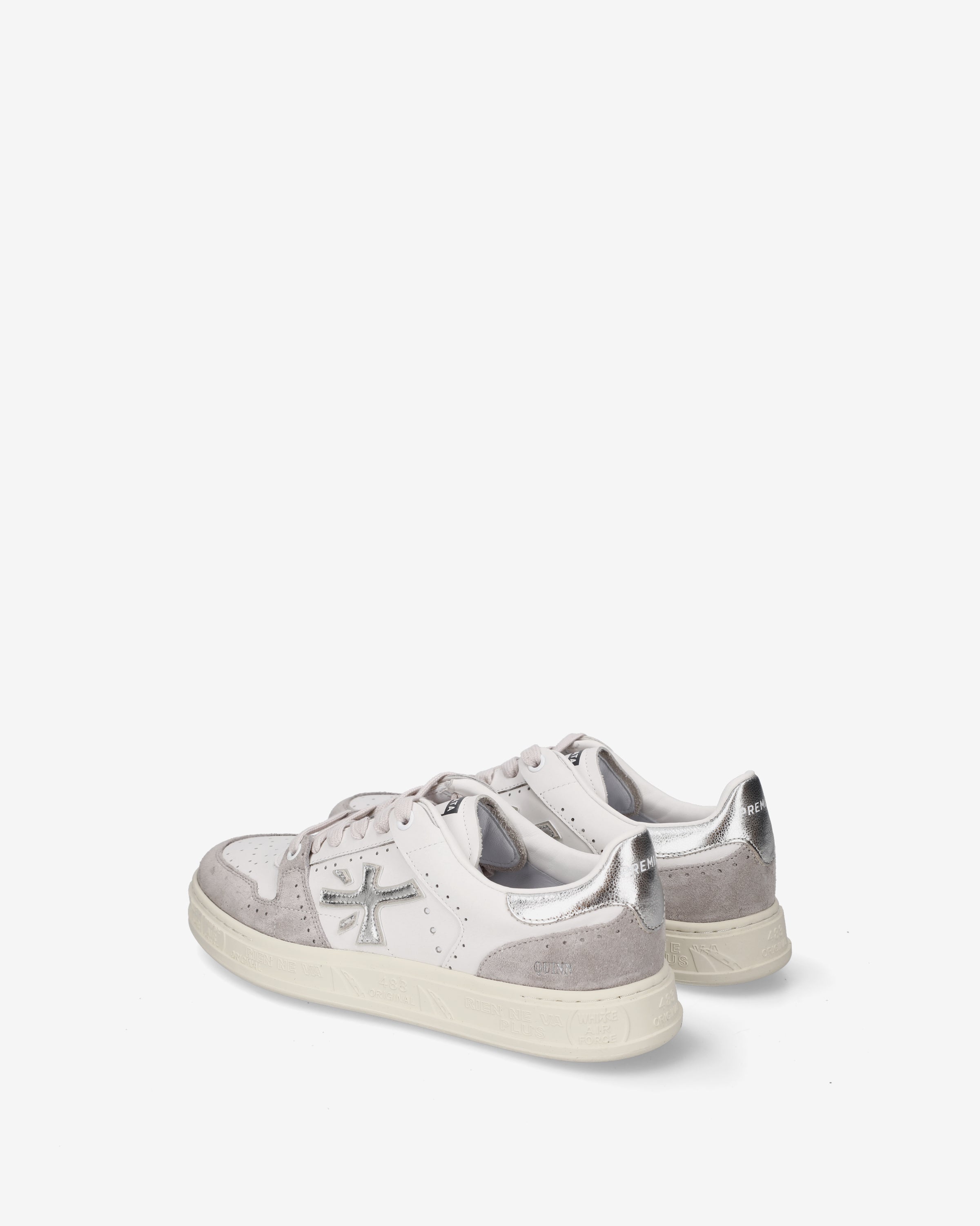 Premiata Quinnd 8642 sneakers femme blanc crème argent