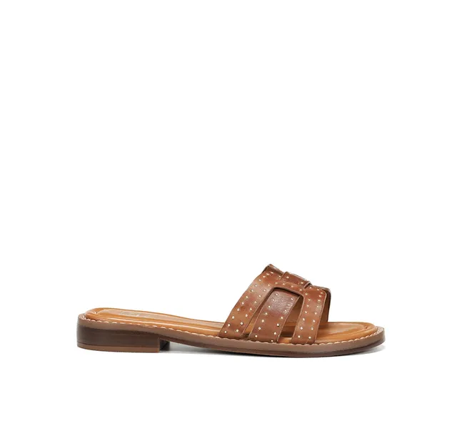 Dorking Ega D9731 sandale marron femme plate