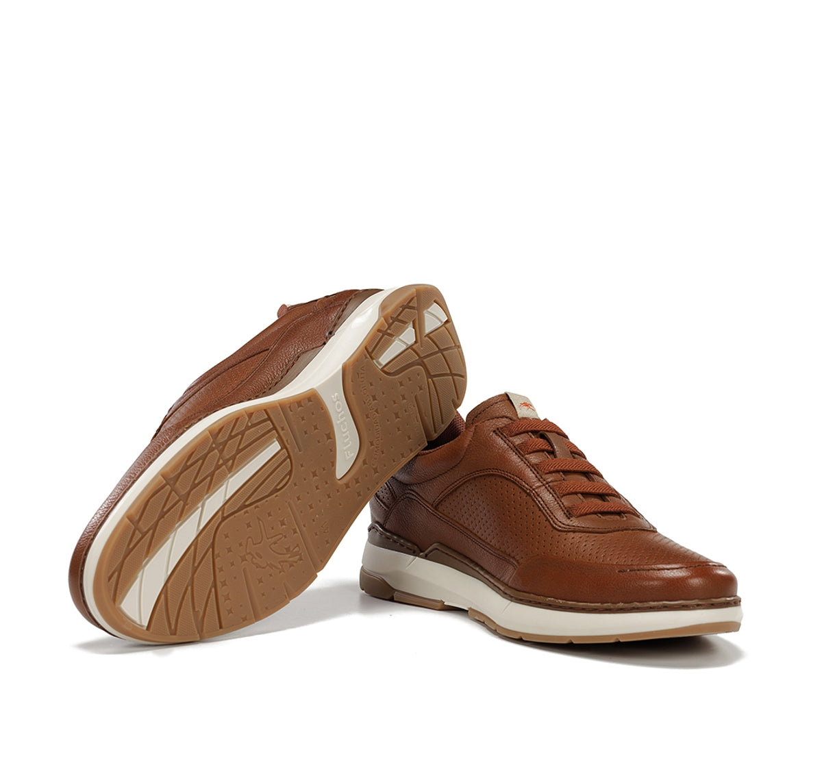 Fluchos Jeff F2358 baskets marron homme lacets