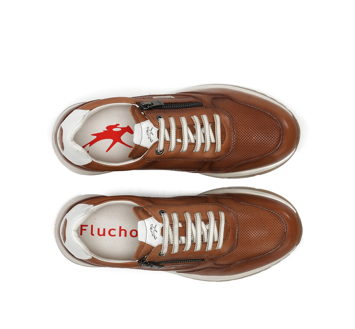 Fluchos Karter F2405 sneakers marron homme cuir