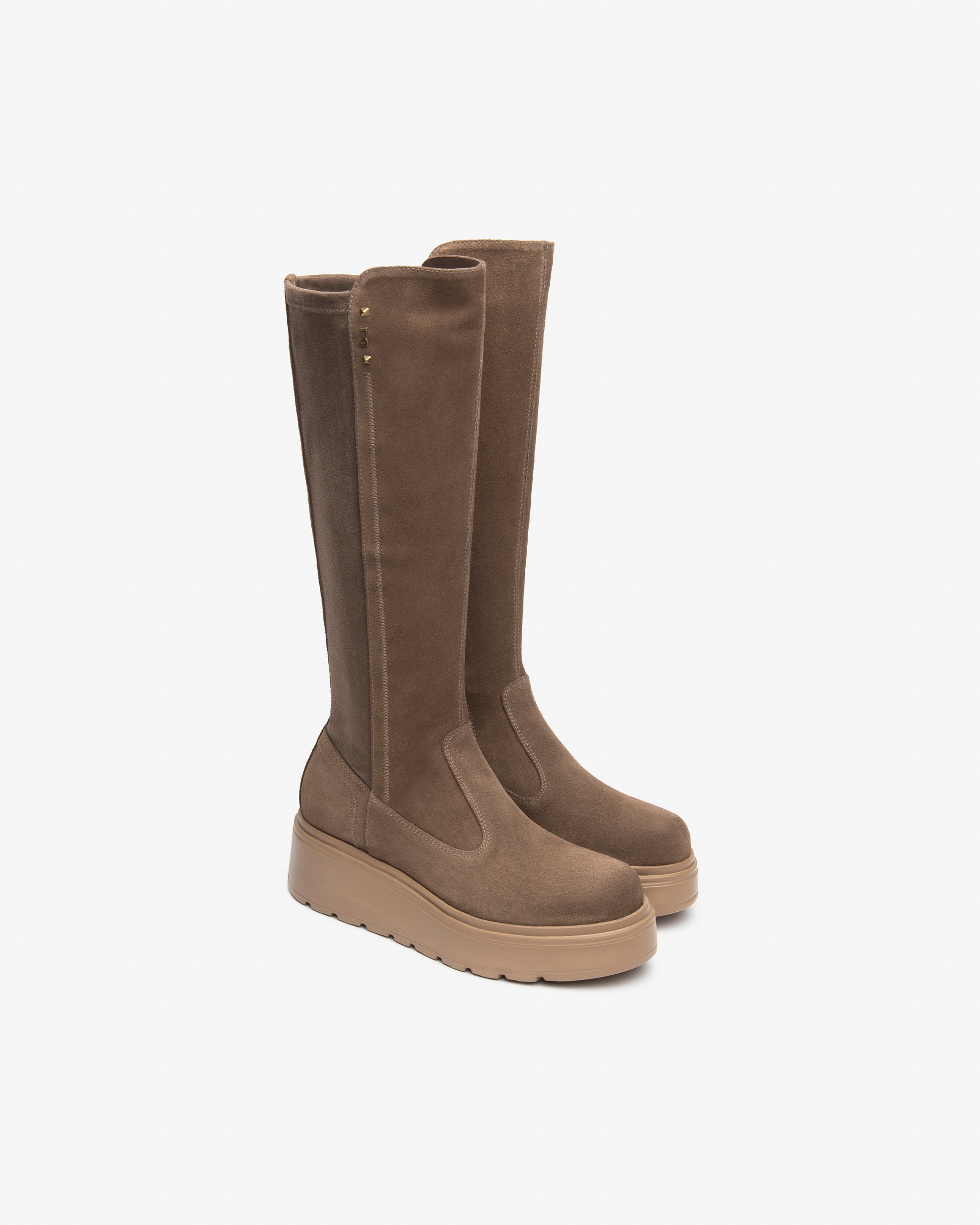 Nero Giardini Boots bottes daim femme zip 55 mm