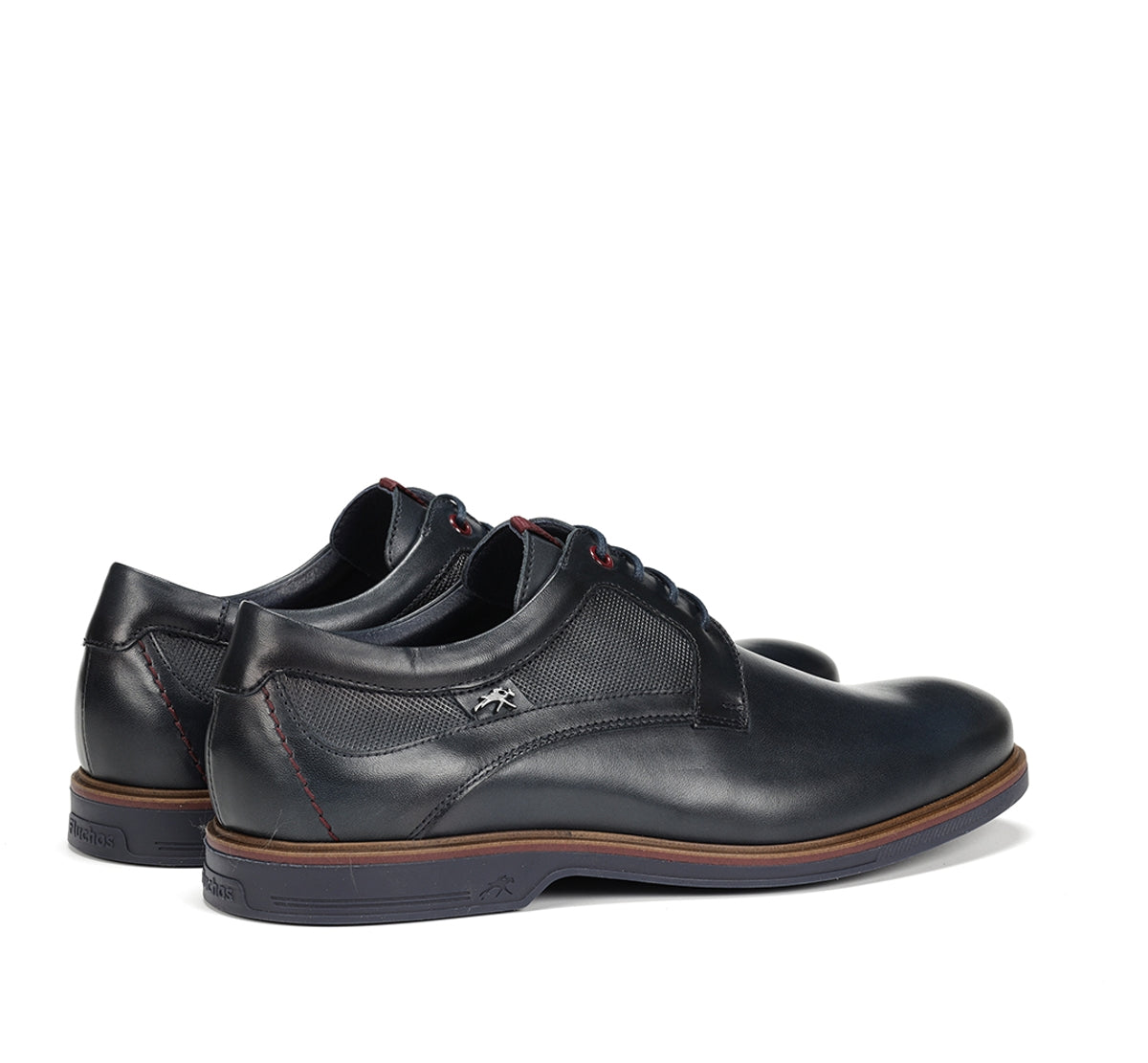 Fluchos Tristan F1857 chaussure bleu cuir homme