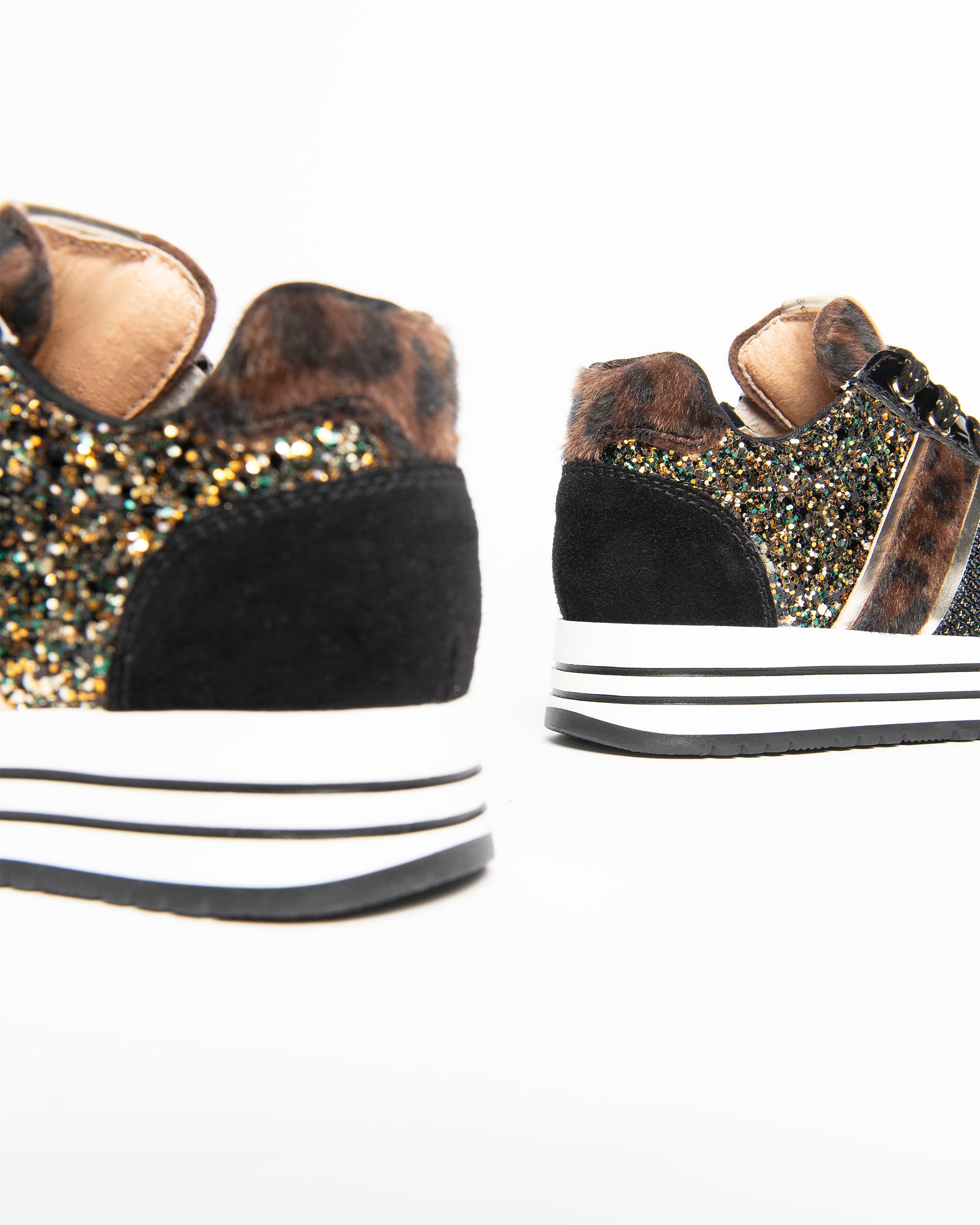 Nero Giardini Sneakers daim fille paillettes plateforme 25-30