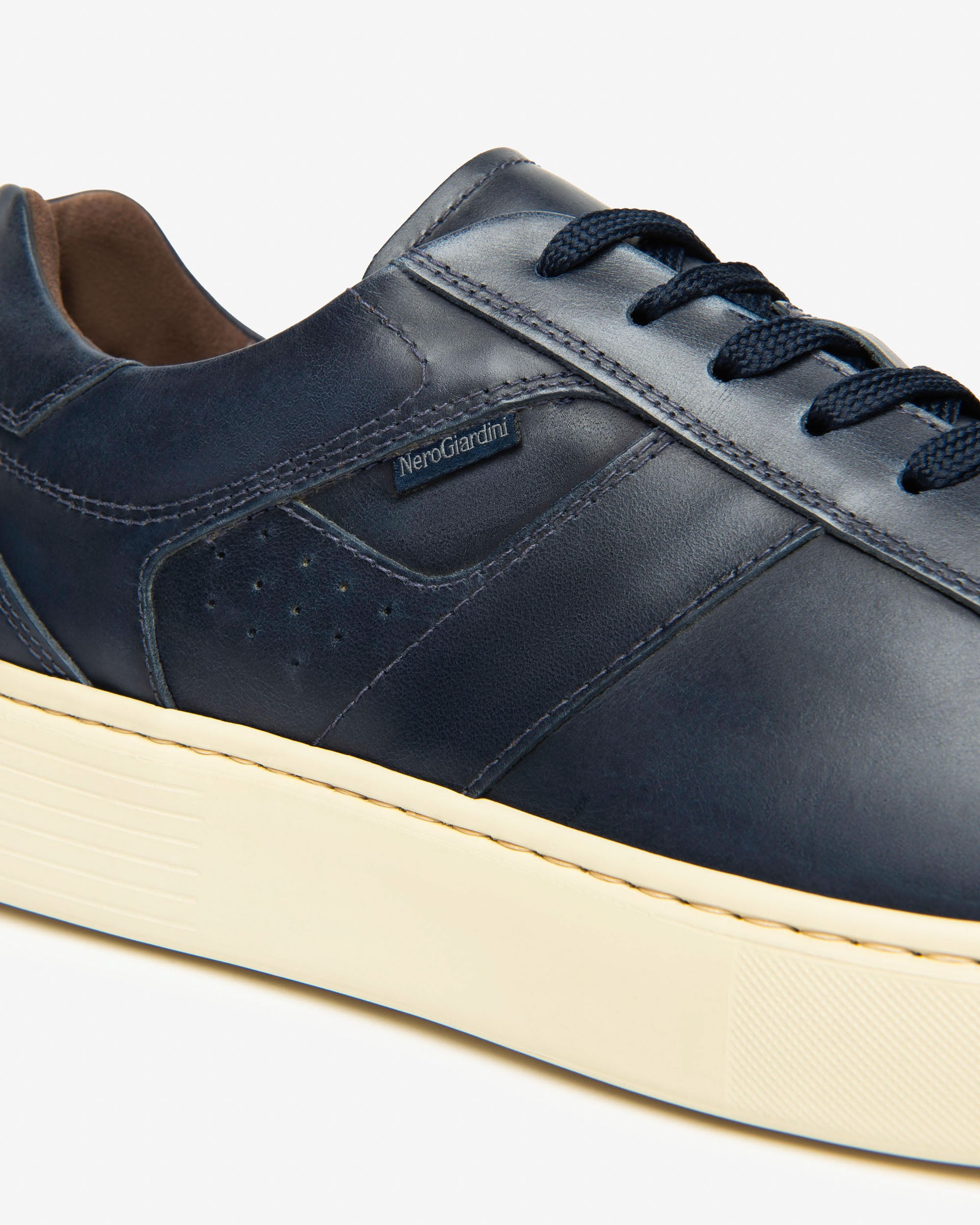 Nero Giardini Sneakers baskets cuir homme confort