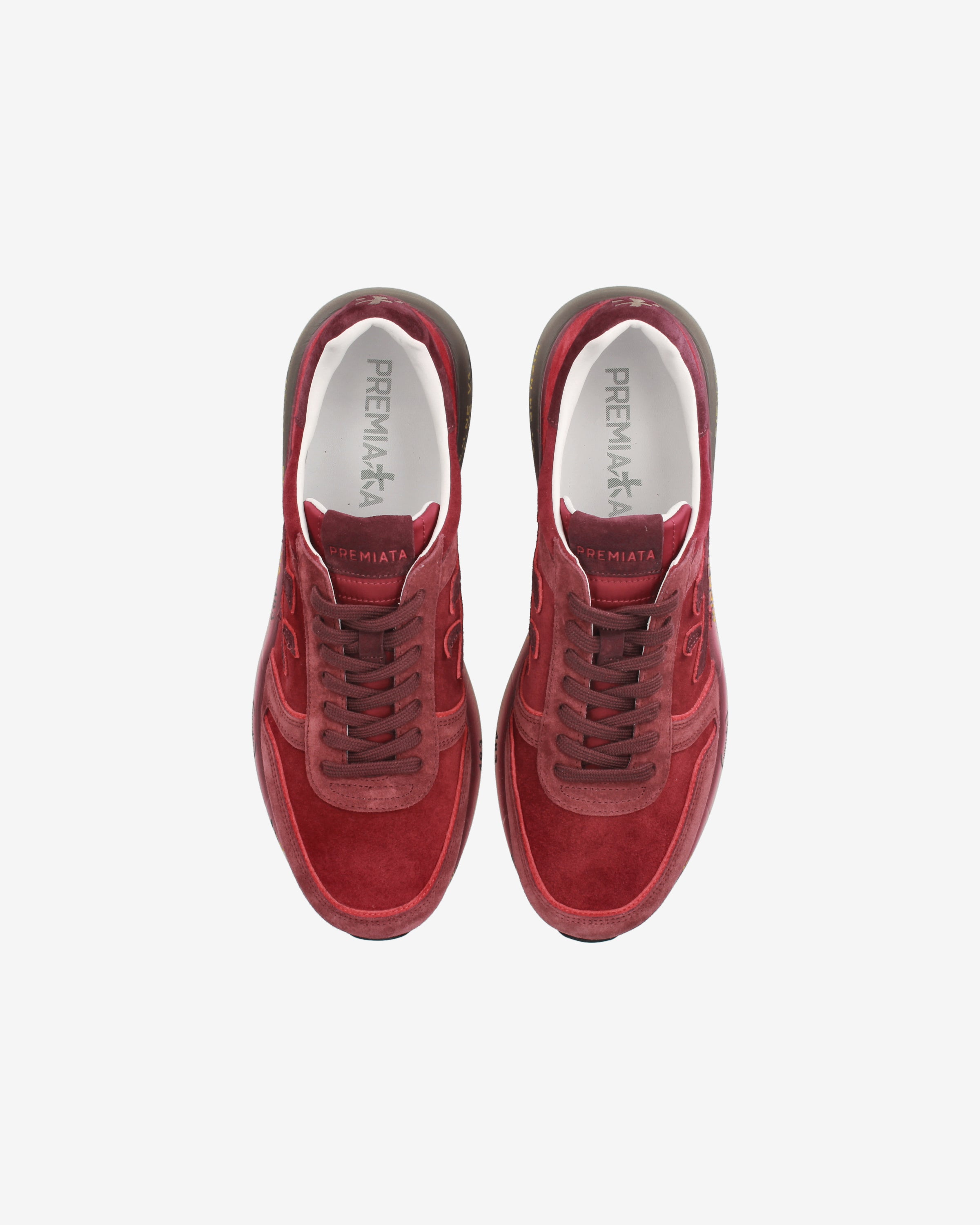 Premiata Mick 7862 sneakers rouges daim pointure 43