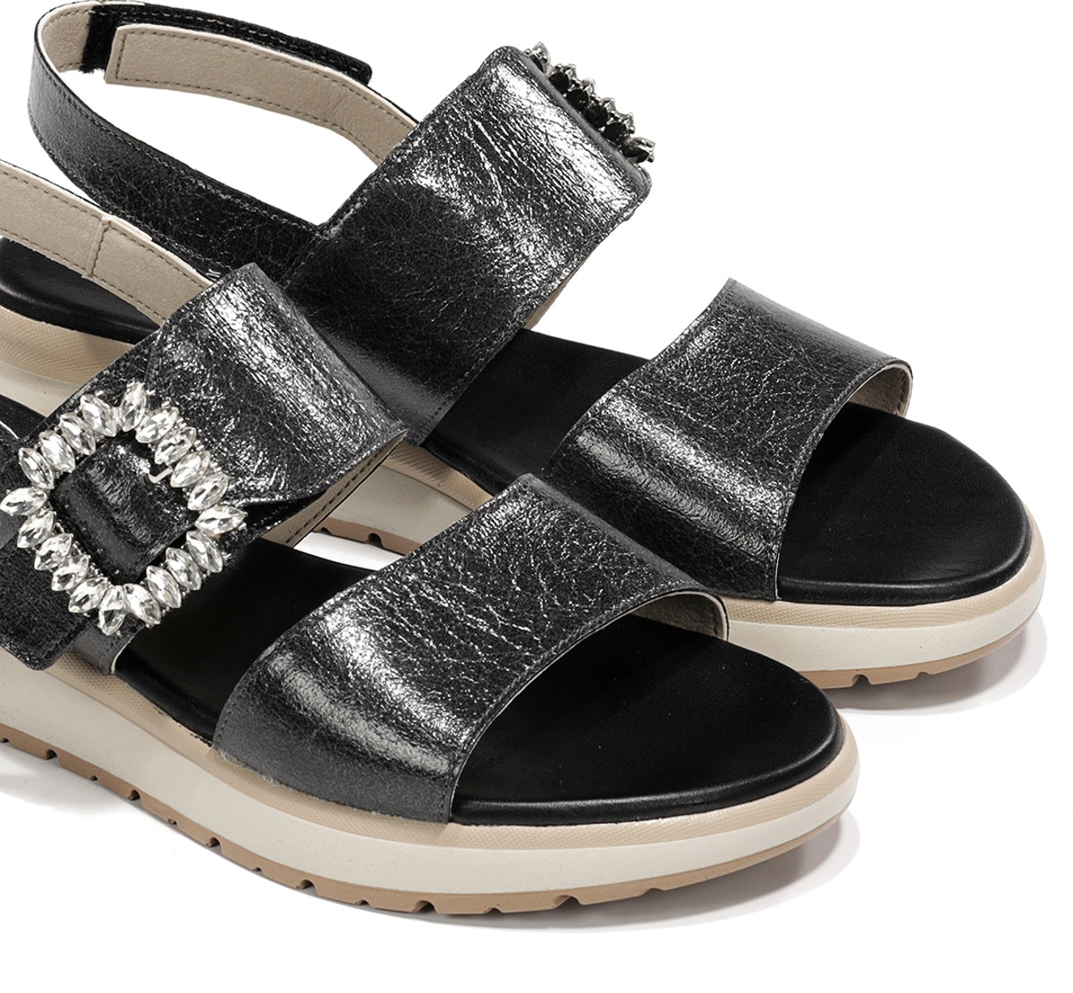 Dorking by Fluchos Ter D9724 sandale noire femme