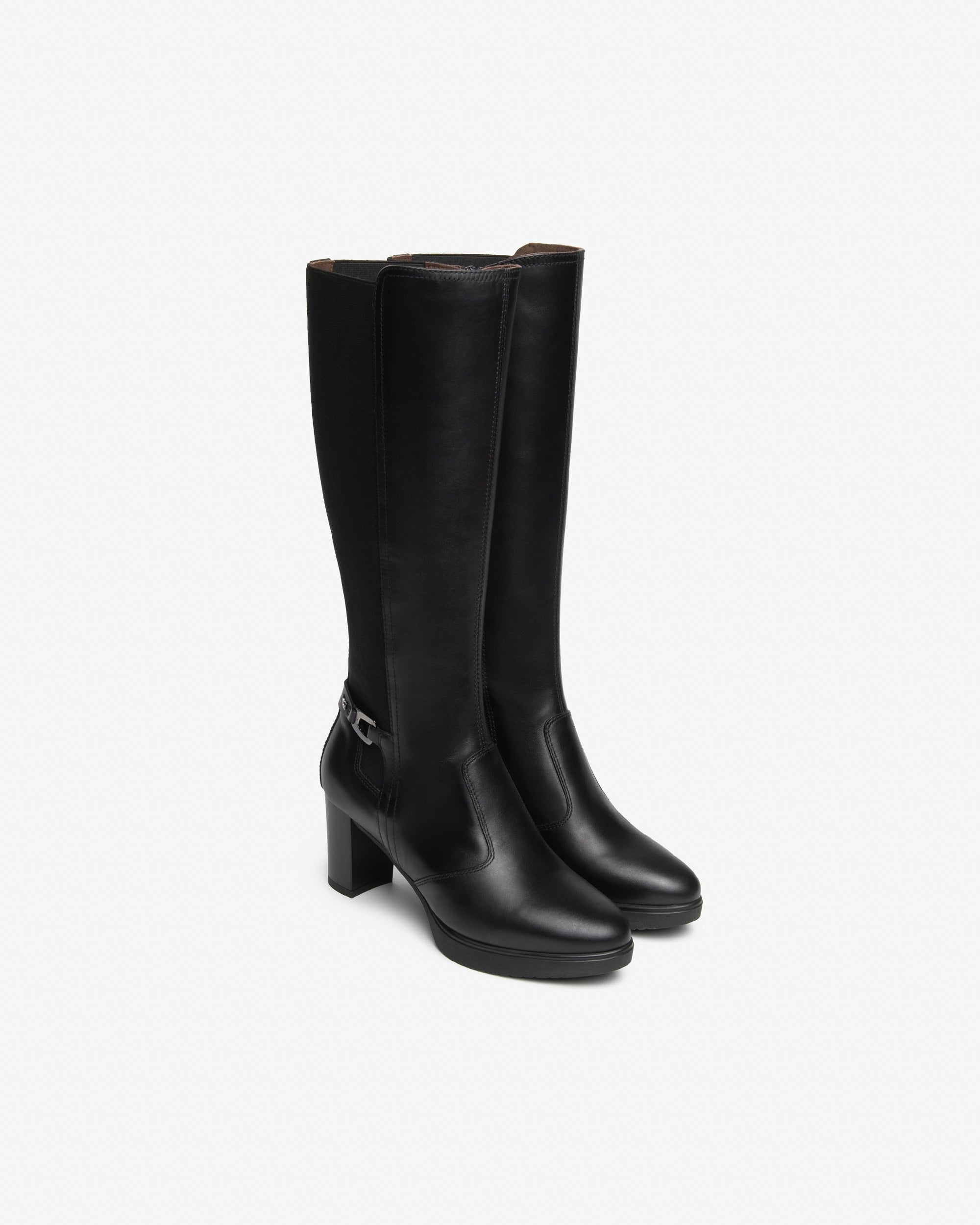 Nero Giardini Boots bottes cuir femme talon 70 mm