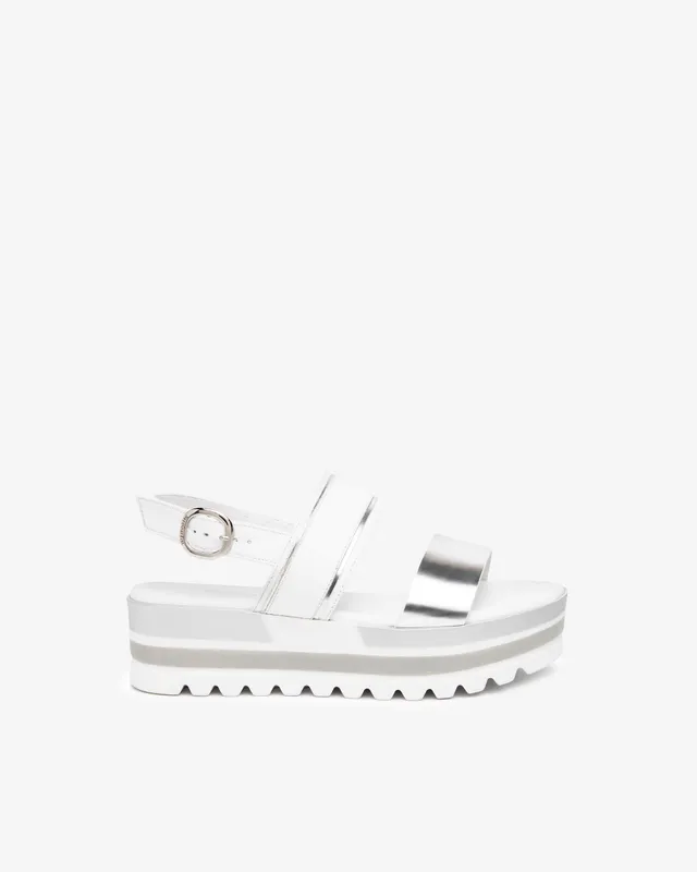 Nero Giardini Sandals sandales cuir tissu 38 femme