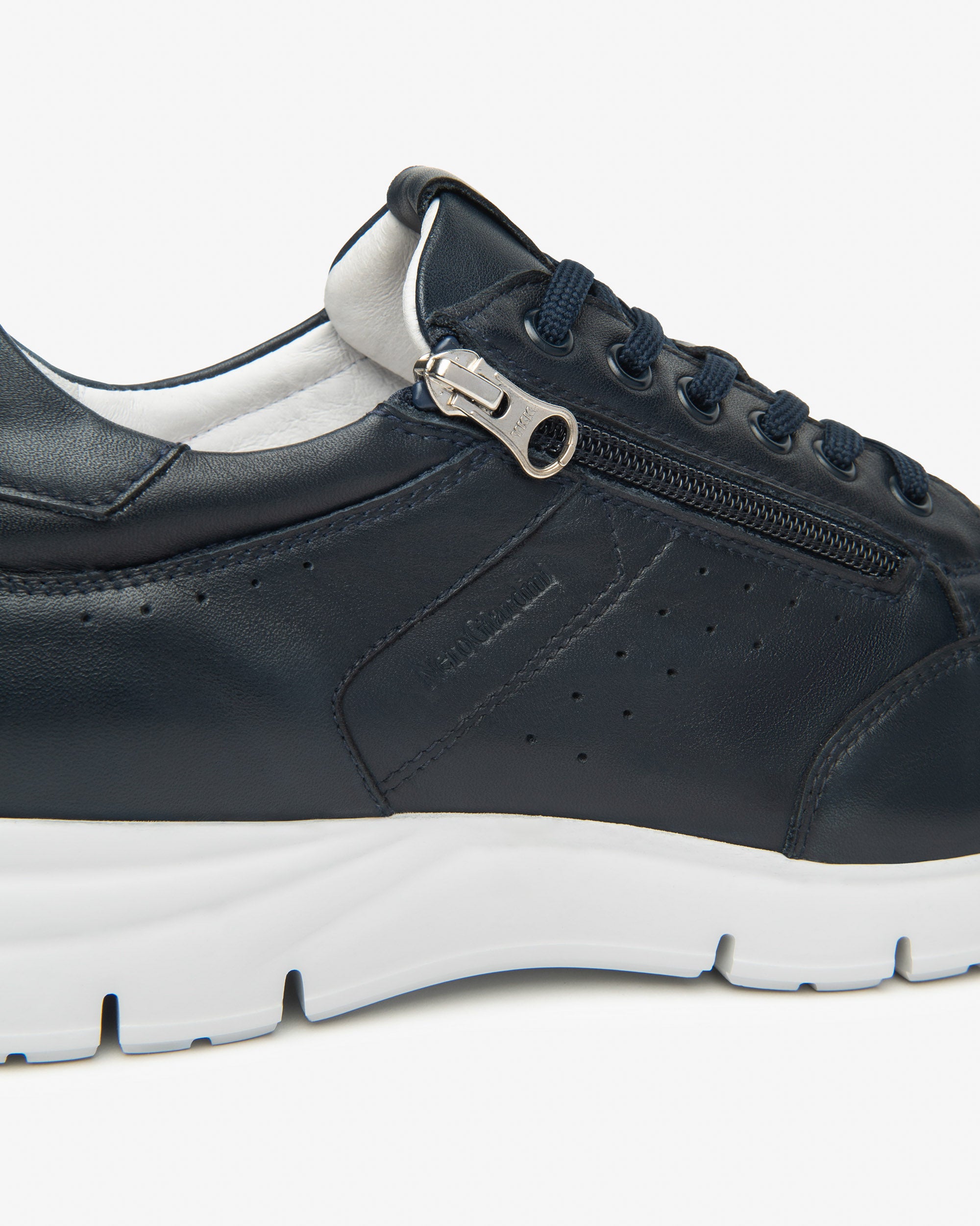 Nero Giardini Sneakers baskets cuir homme memory