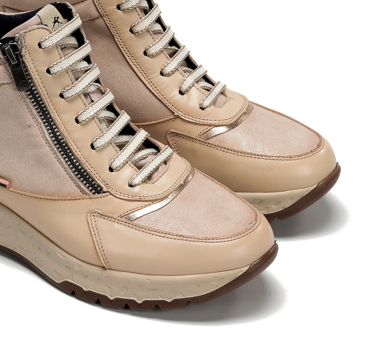 Fluchos Nexus F2311 Bottine Blanc Cuir Femme